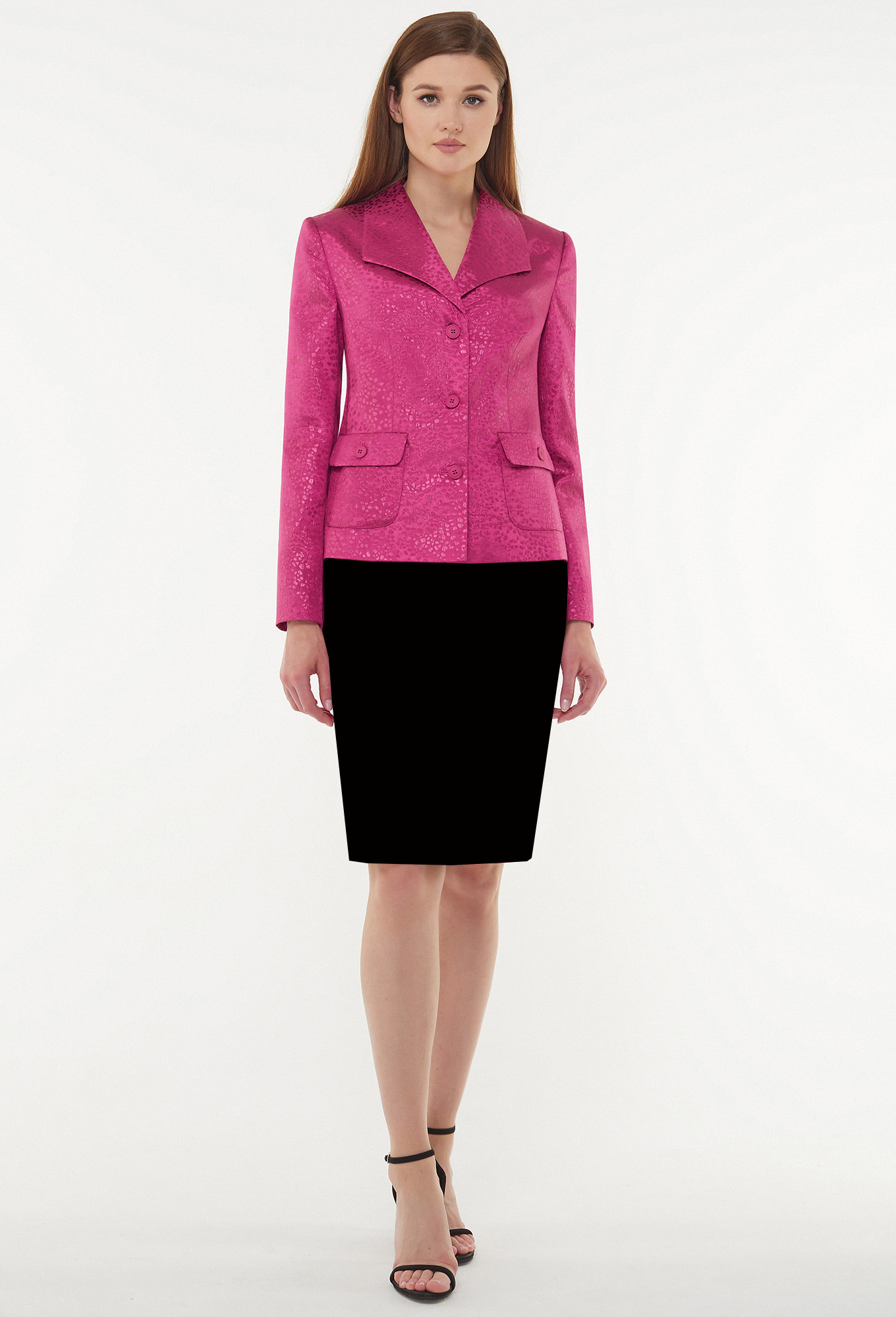 ст. цена2199руб.! Жакет Bazalini 4507 фуксия