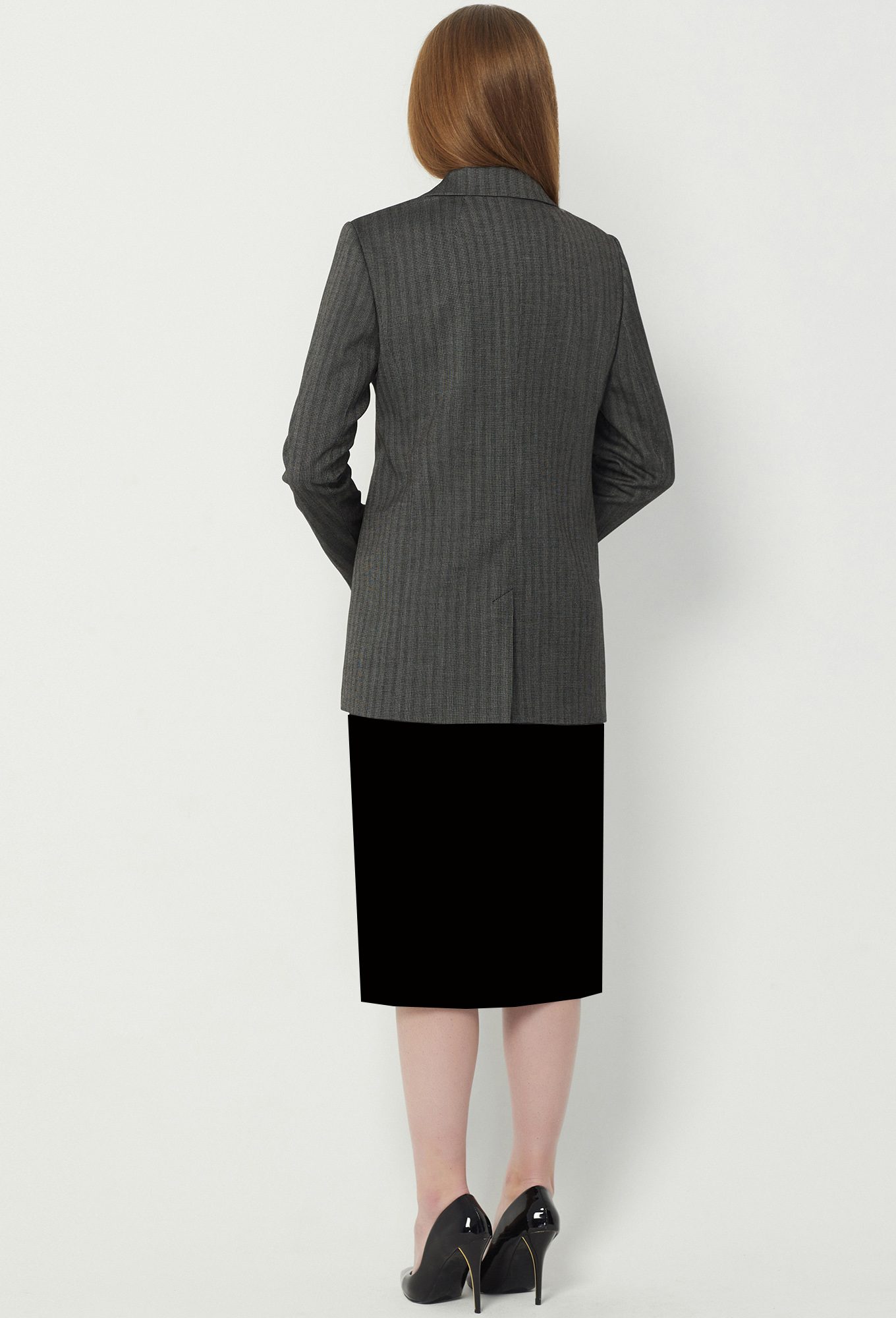 ст. цена2199руб.! Жакет Solei 4247 т.серый