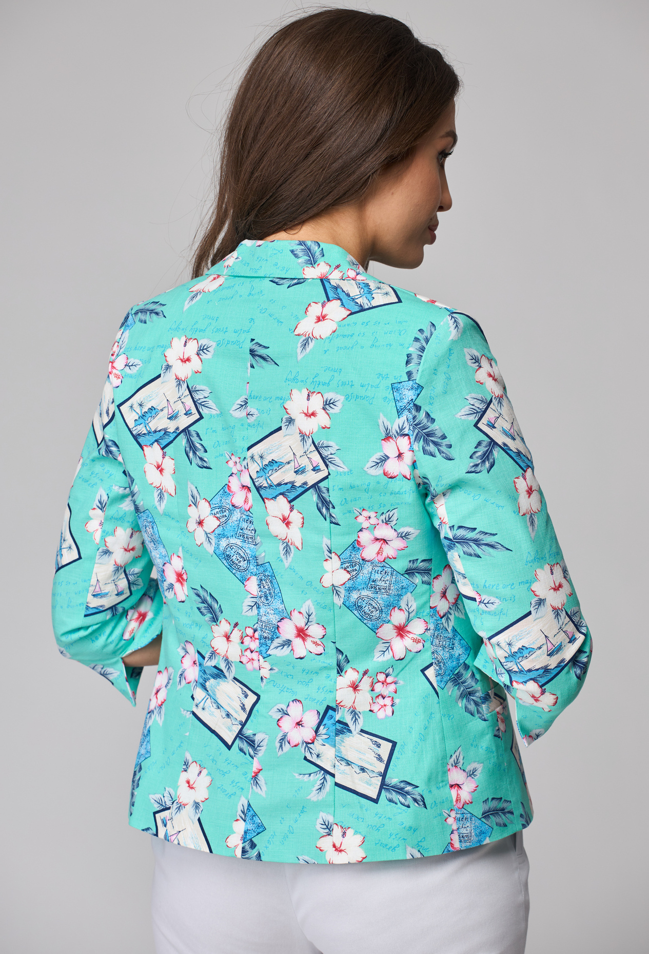 ст. цена1799руб.! Жакет БЕЛЭЛЬСТИЛЬ 203 мята цветы