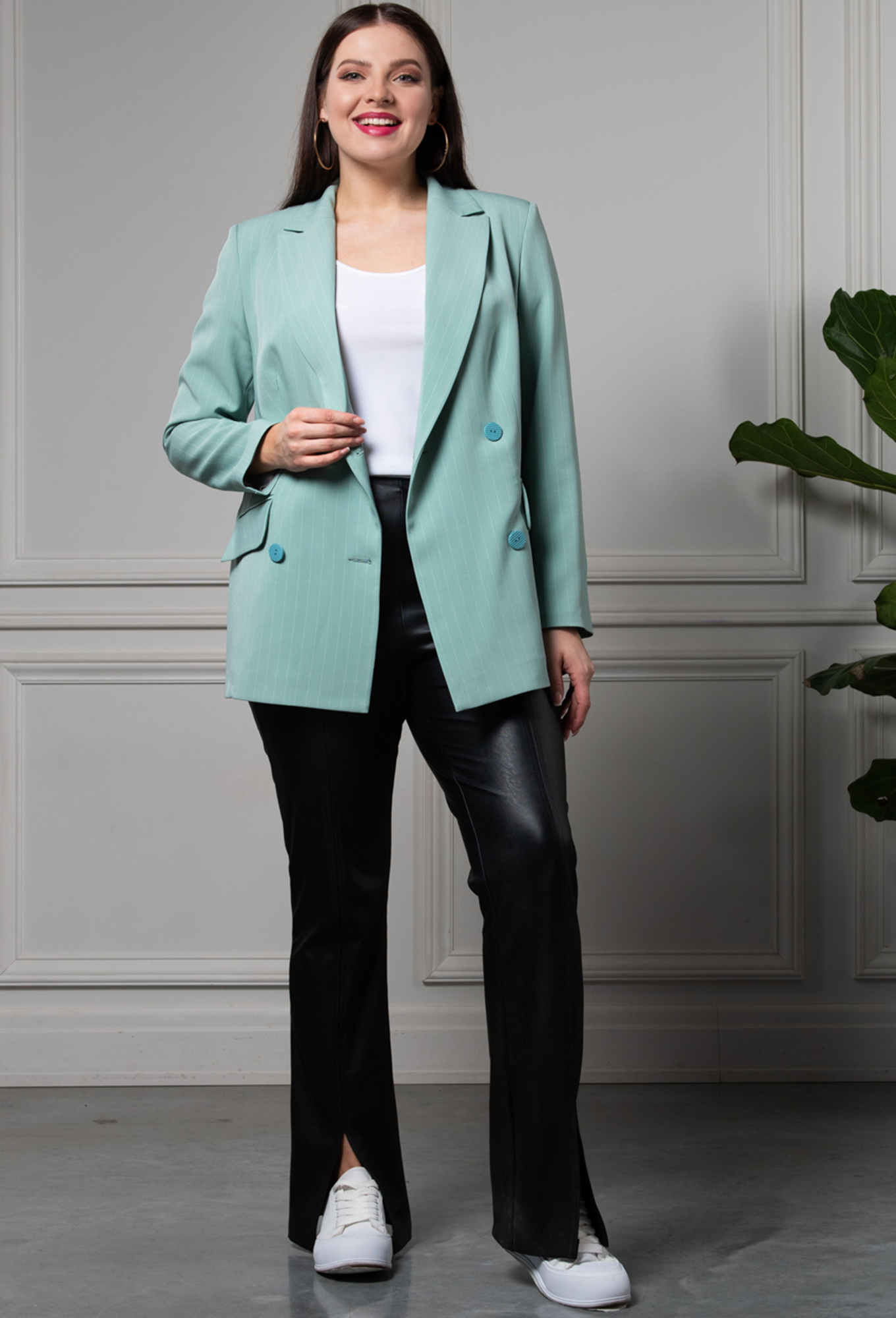 ст. цена1999руб.! Жакет Amelia Lux 35591 мята