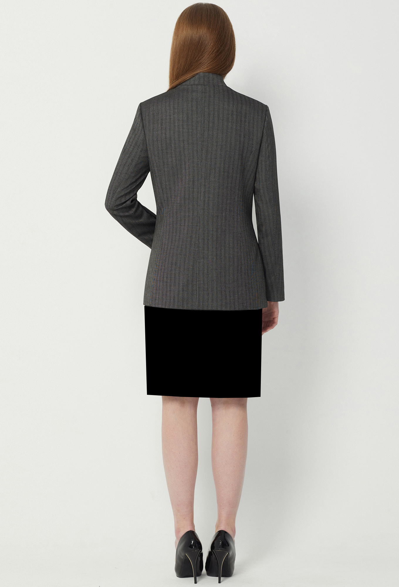 ст. цена2199руб.! Жакет Bazalini 4489 т.серый