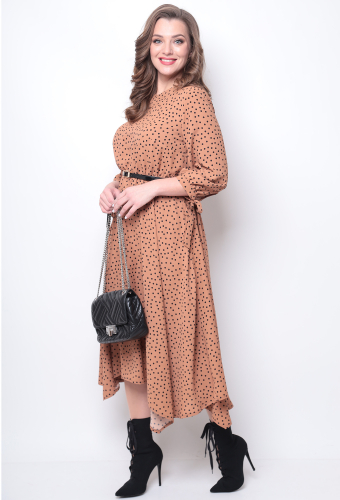 ст. цена2299руб.! Платье Michel Chic 972 бежевый