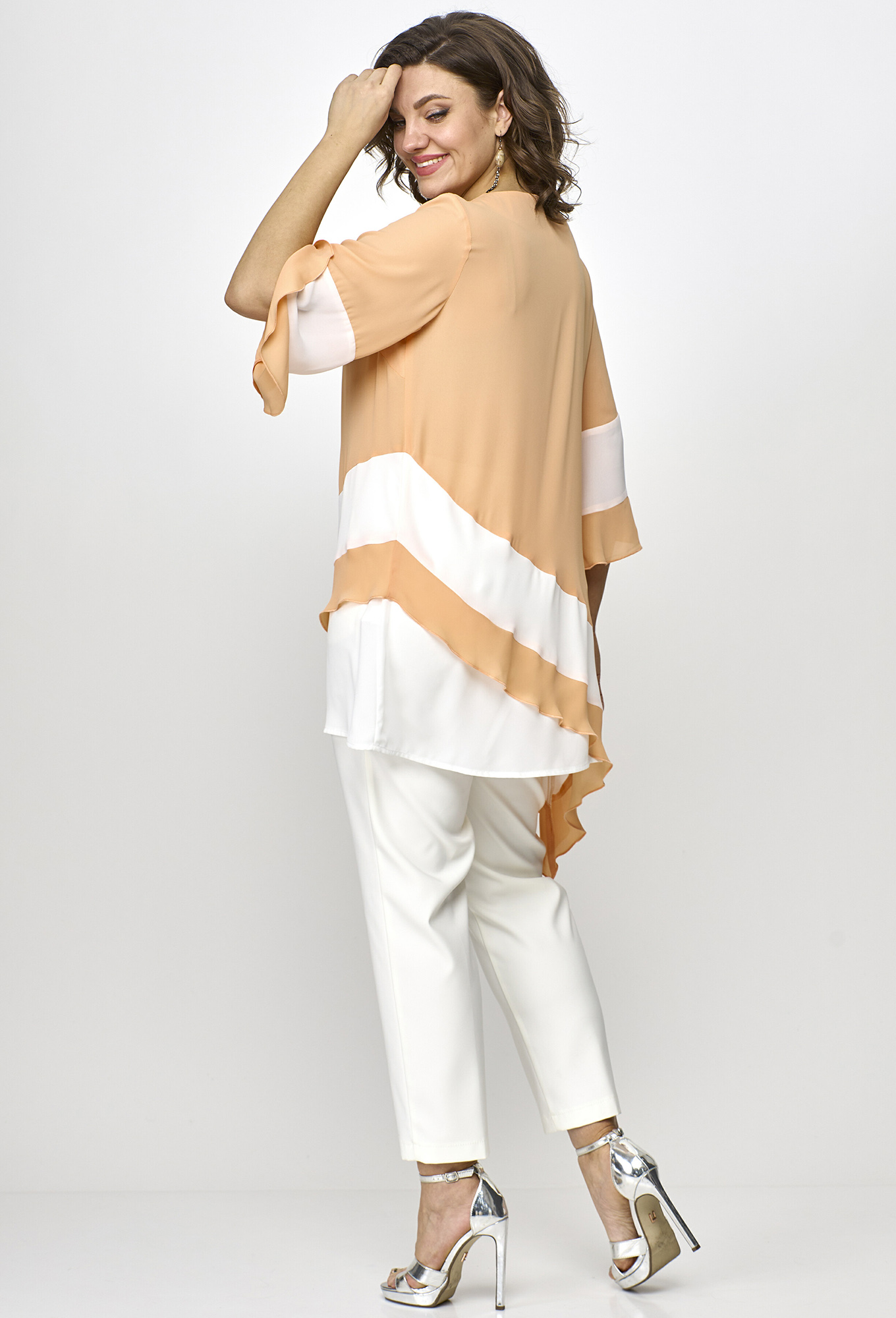 ст. цена1599руб.! Блуза Anastasia Mak 1071 персик