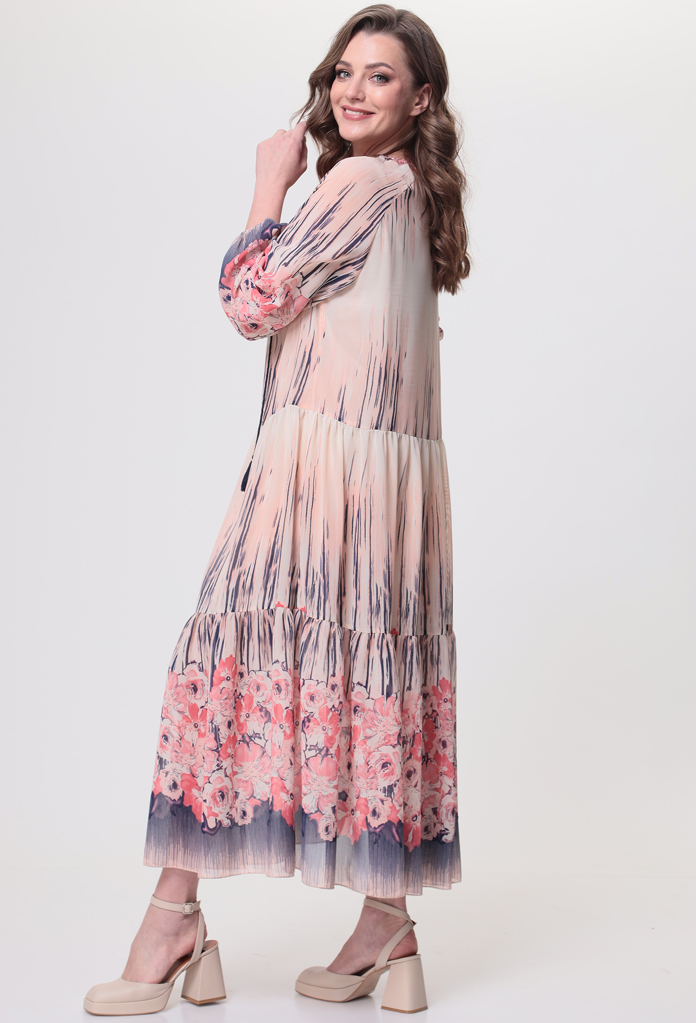 ст. цена2299руб.! Платье Anastasia Mak 1025 розовый