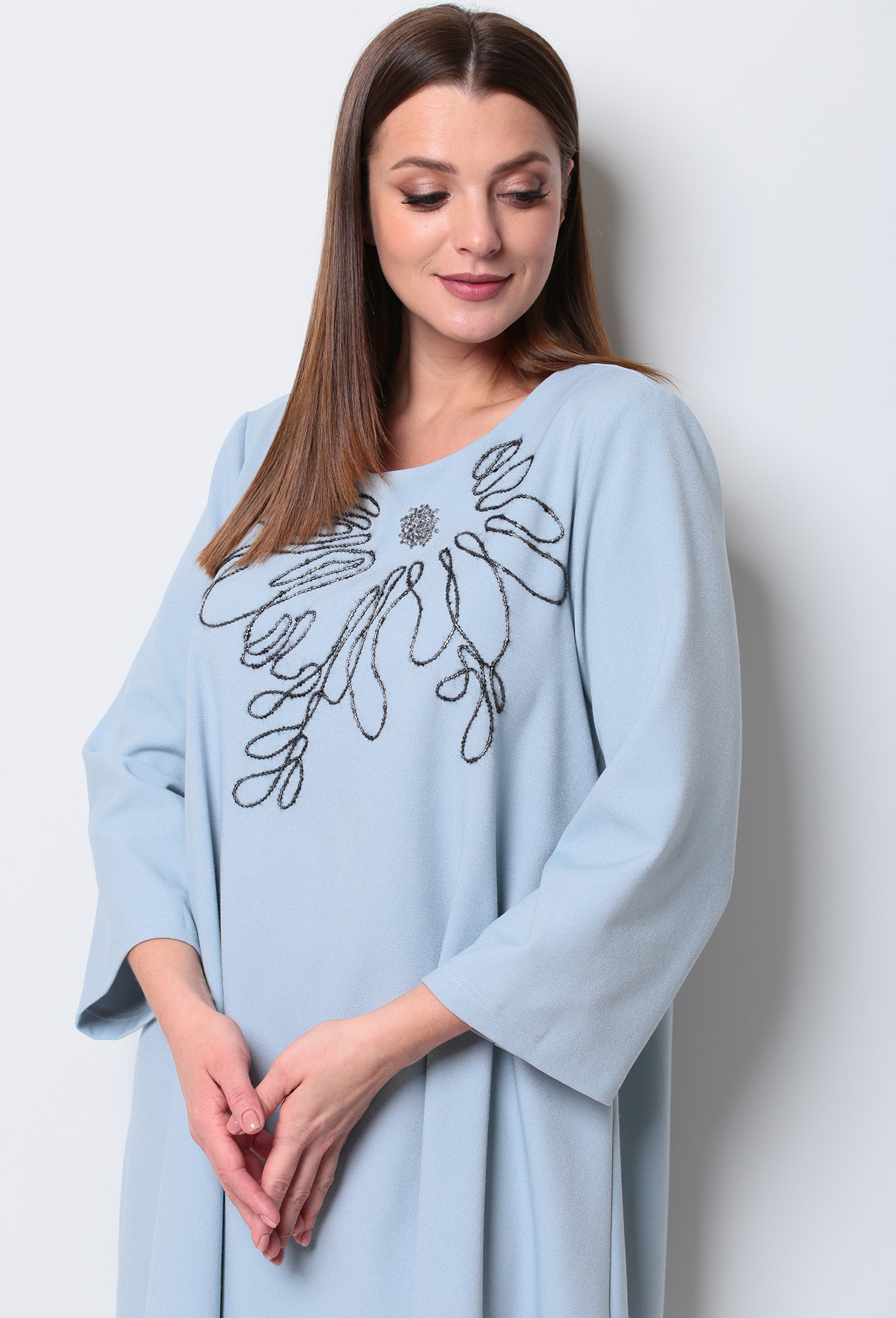 ст. цена2099руб.! Платье Michel Chic 2078 голубой