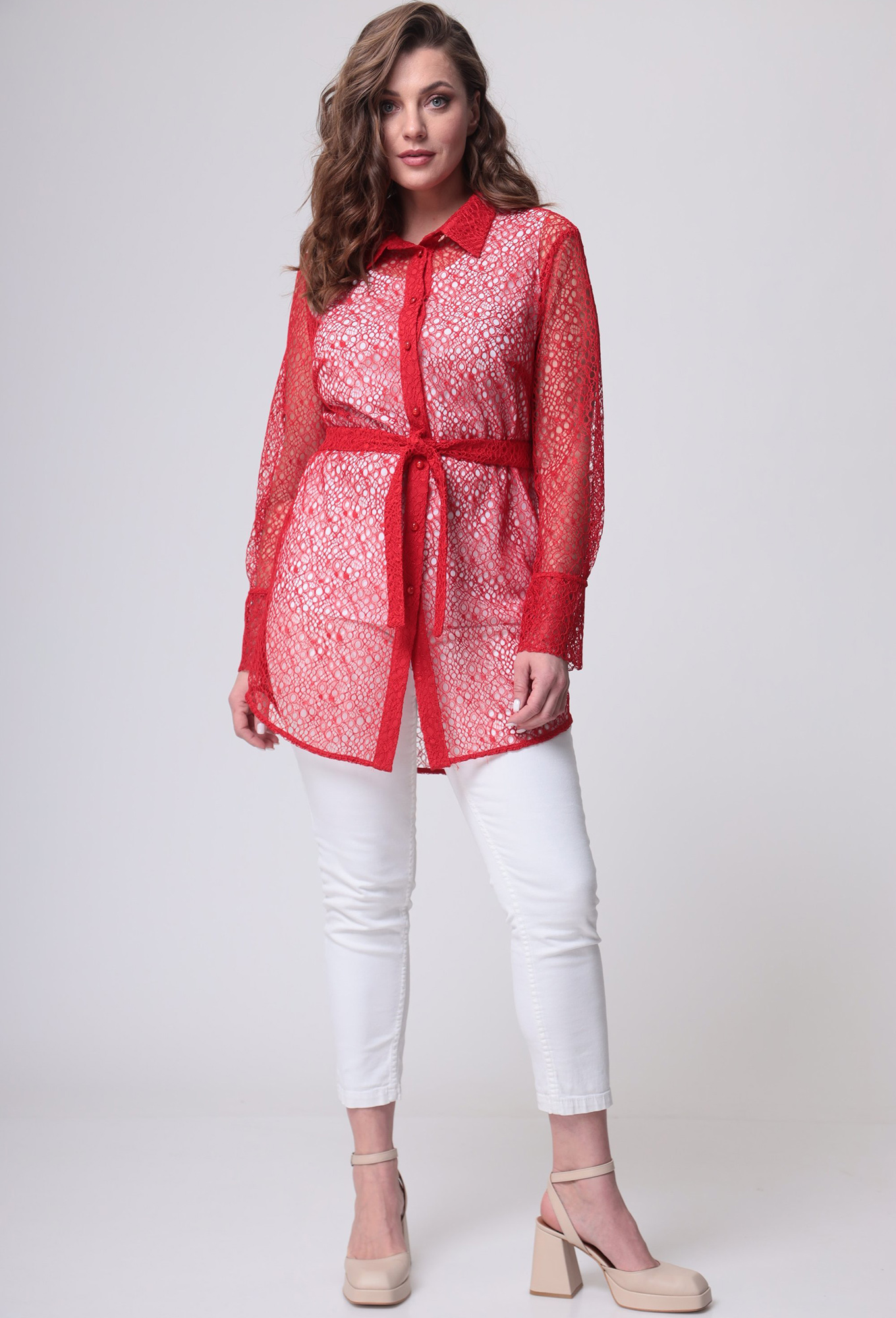 ст. цена1499руб.! Блуза Anastasia Mak 1020 красный