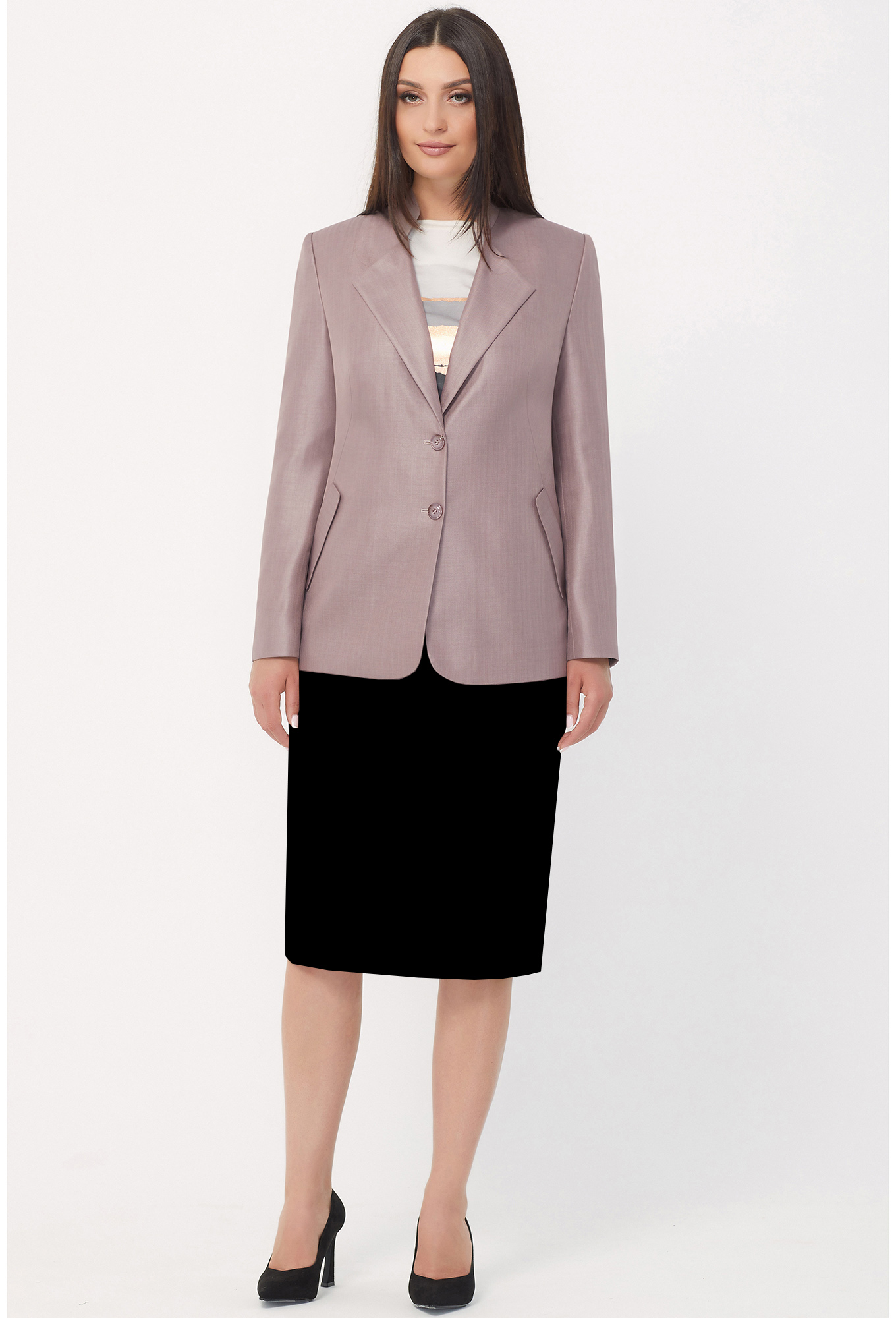 ст. цена2199руб.! Жакет Bazalini 4533 пепельная роза