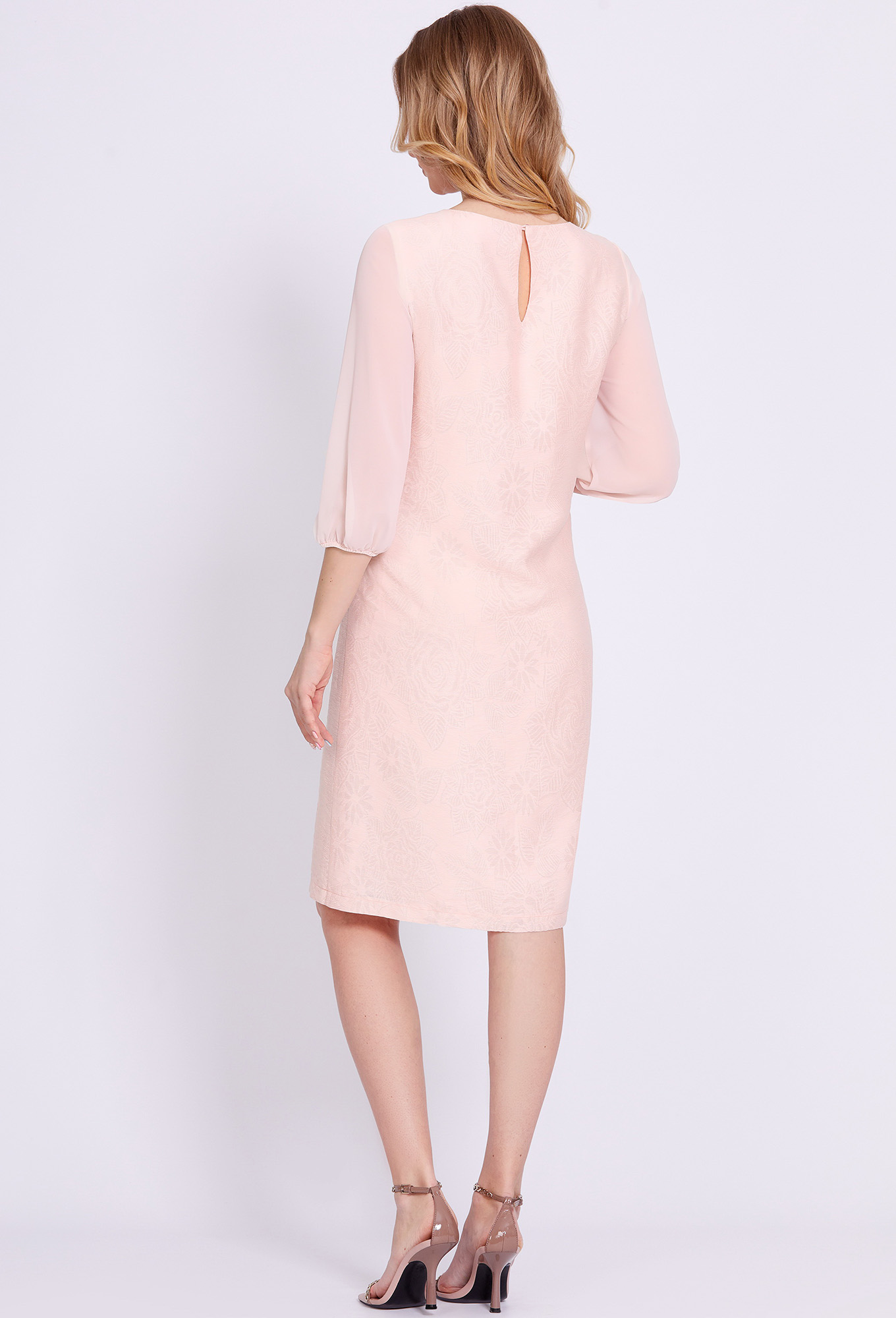 ст. цена2499руб.! Платье Bazalini 4726 пудра