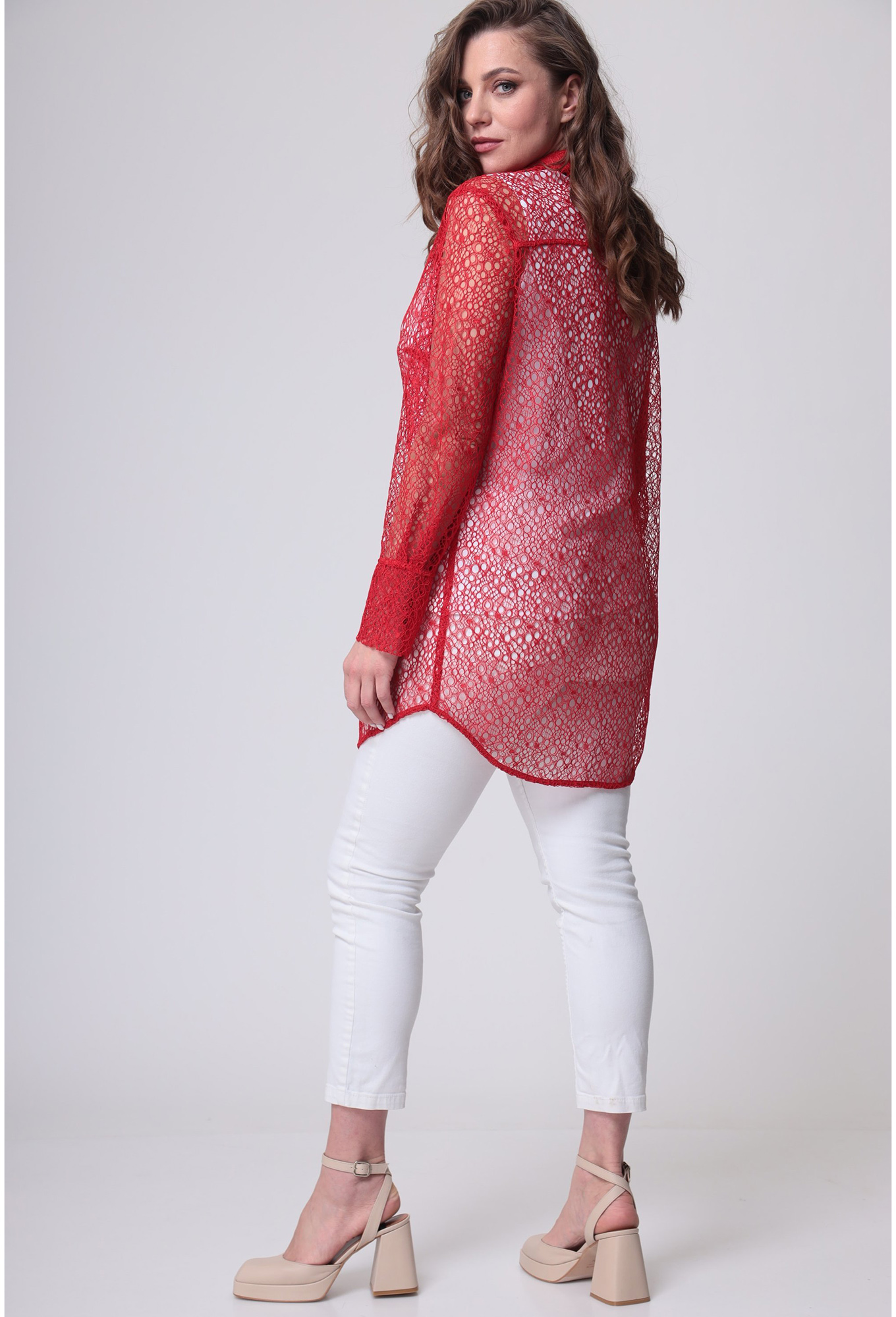 ст. цена1499руб.! Блуза Anastasia Mak 1020 красный