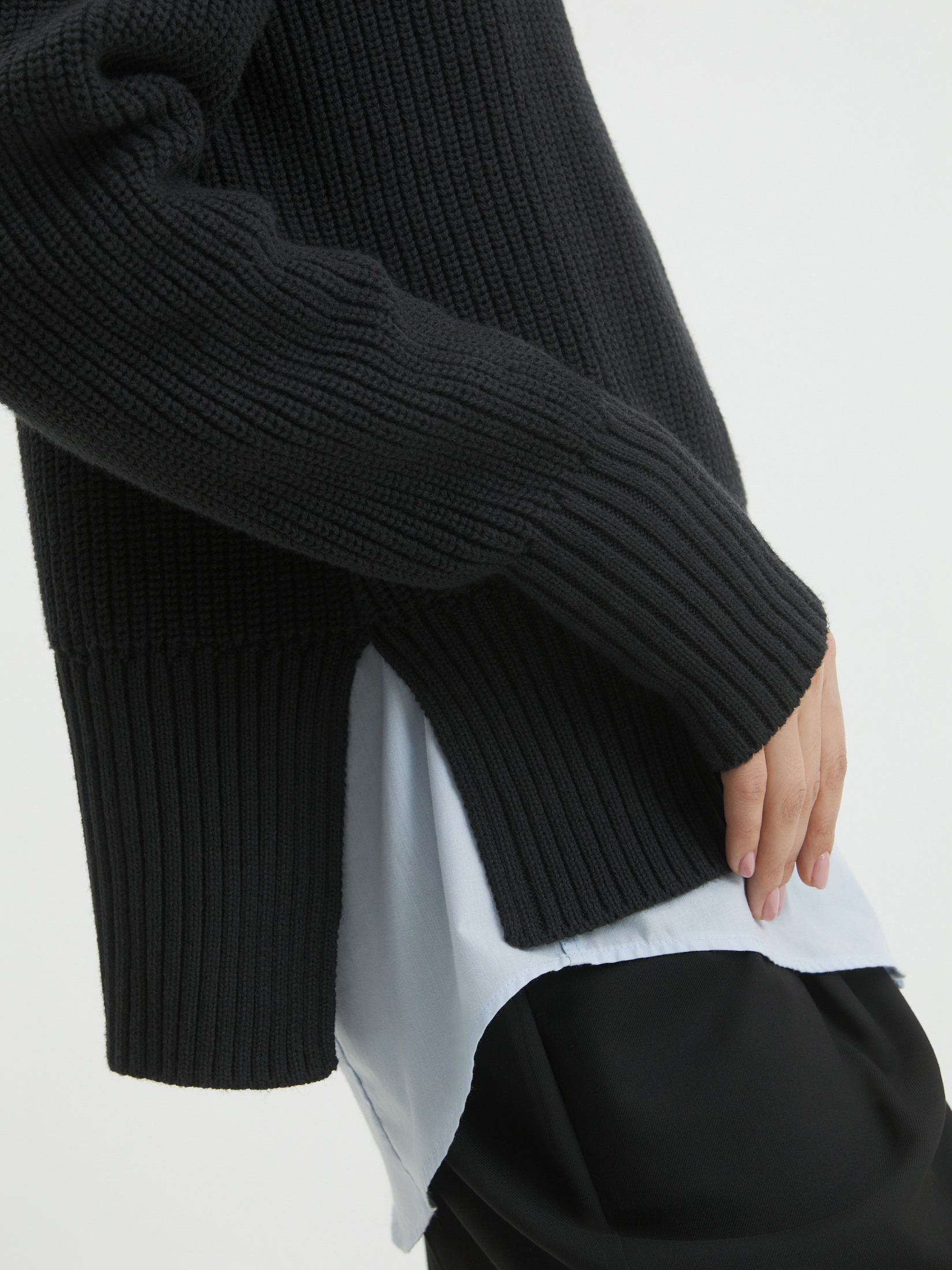 Женский свитер MAISON DAVID 4450931, черный