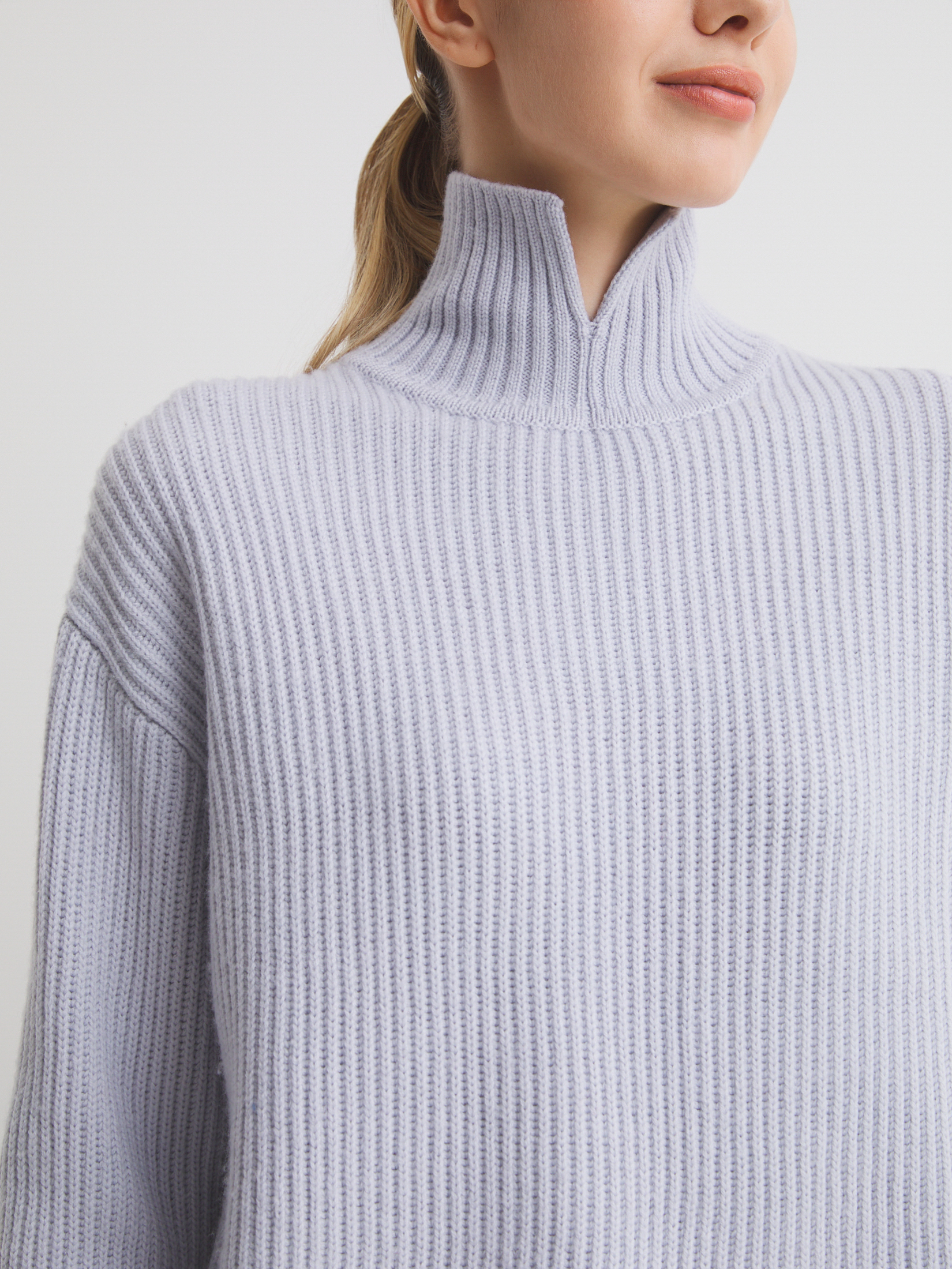 Женский свитер MAISON DAVID 4381849, бледно-фиолетовый