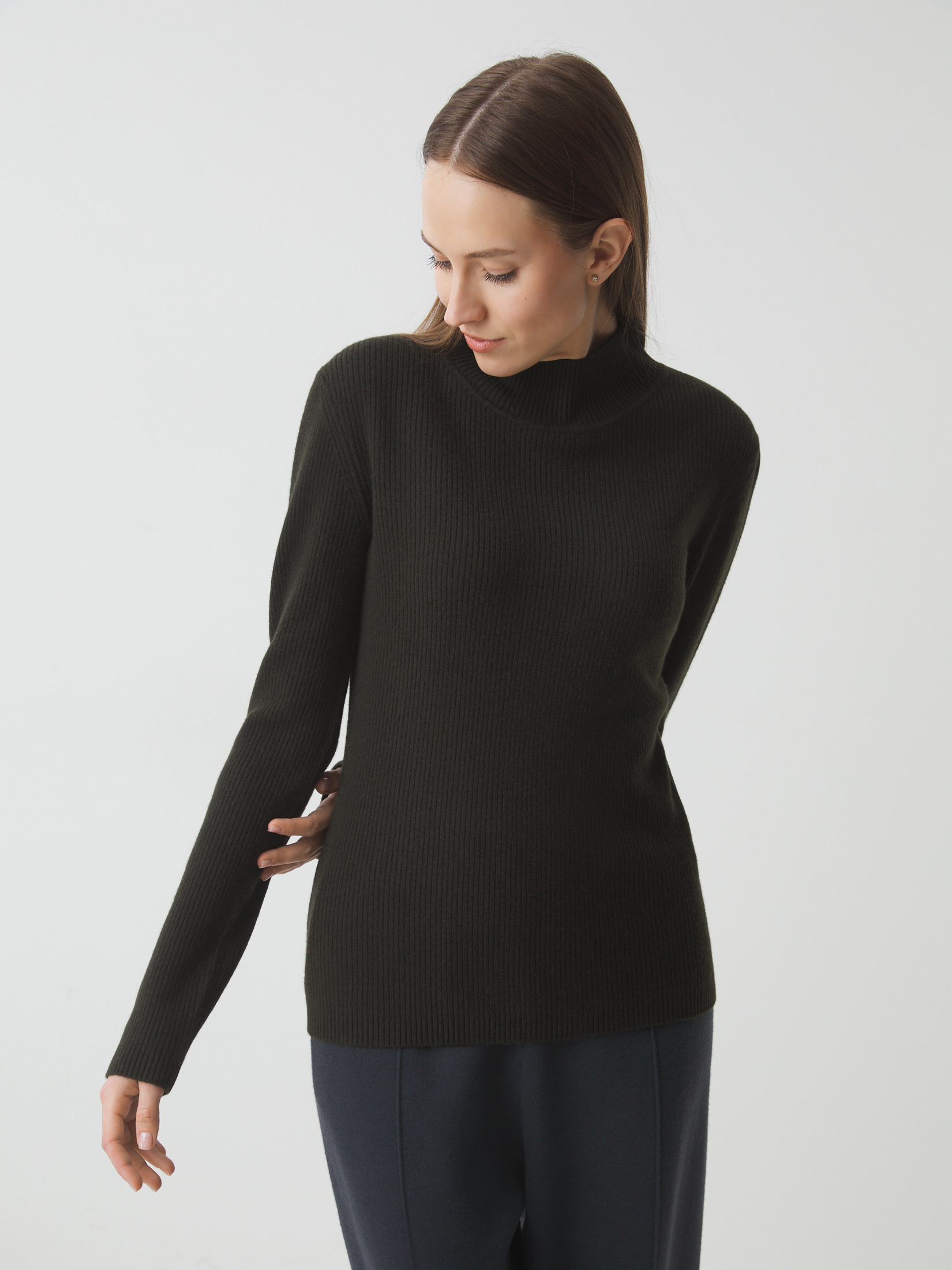 Женский джемпер MAISON DAVID 4400689, темно-зеленый