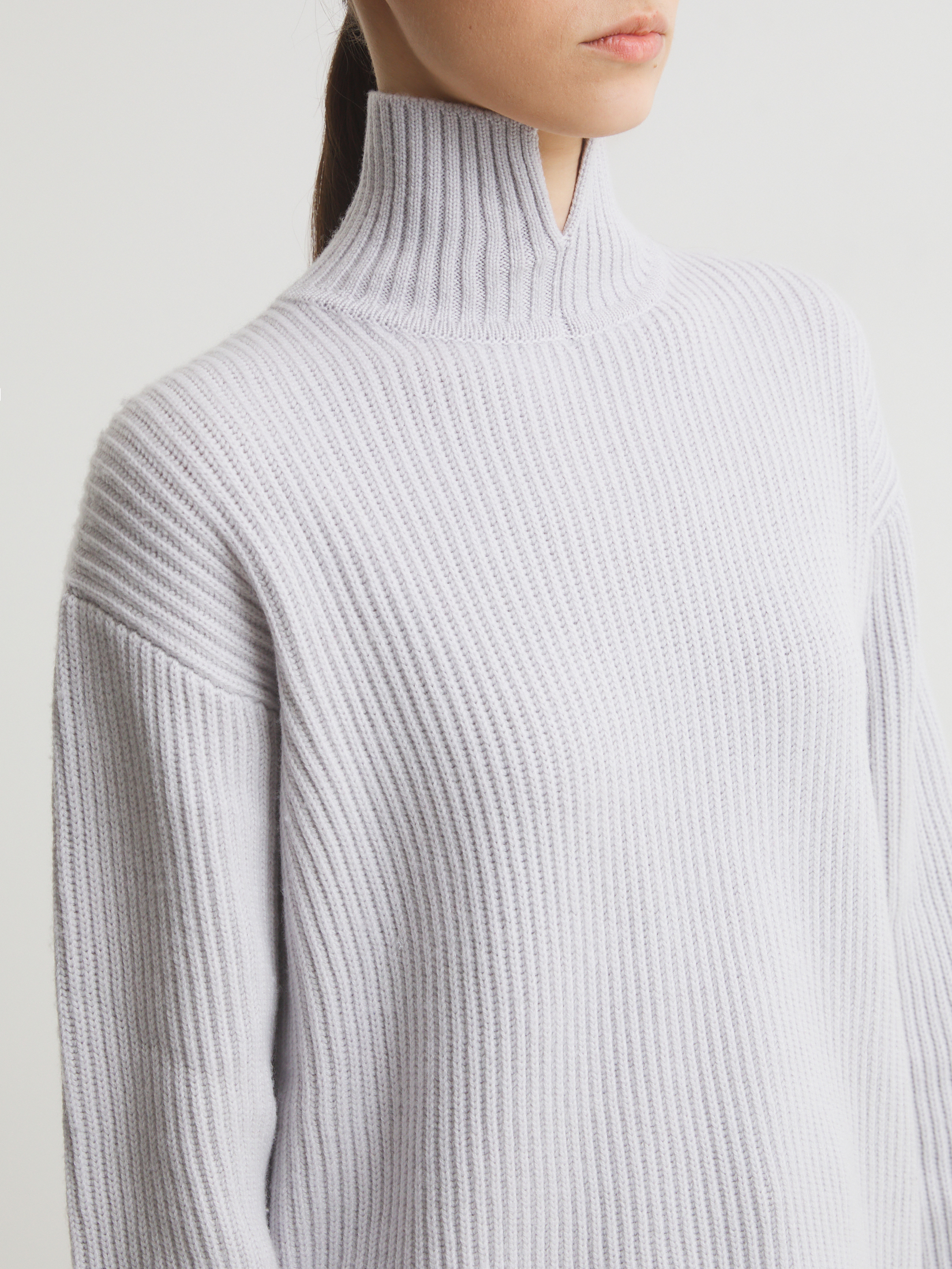 Женский свитер MAISON DAVID 4381884, бледно-серый