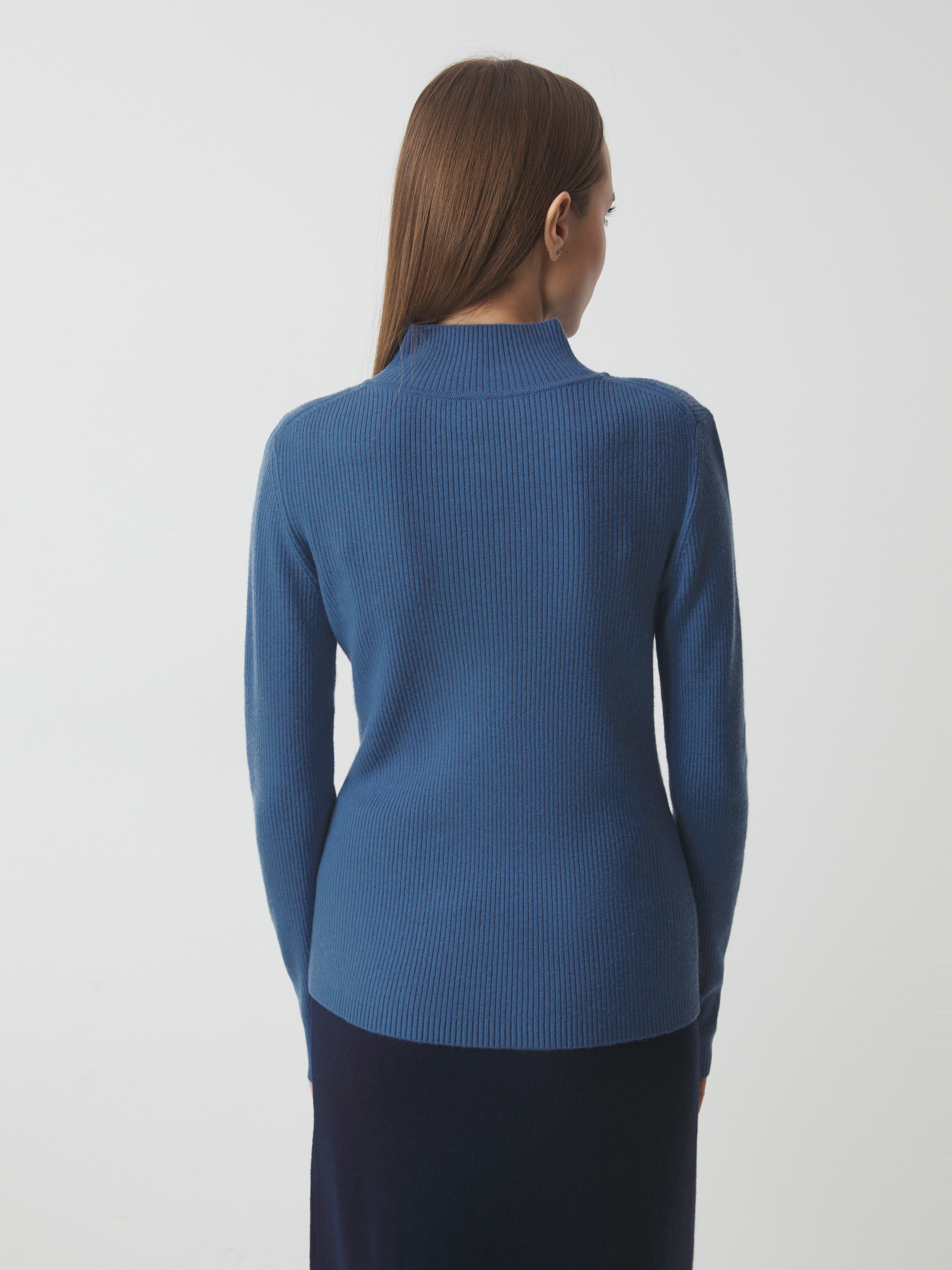 Женский джемпер MAISON DAVID 4400675, серо-синий