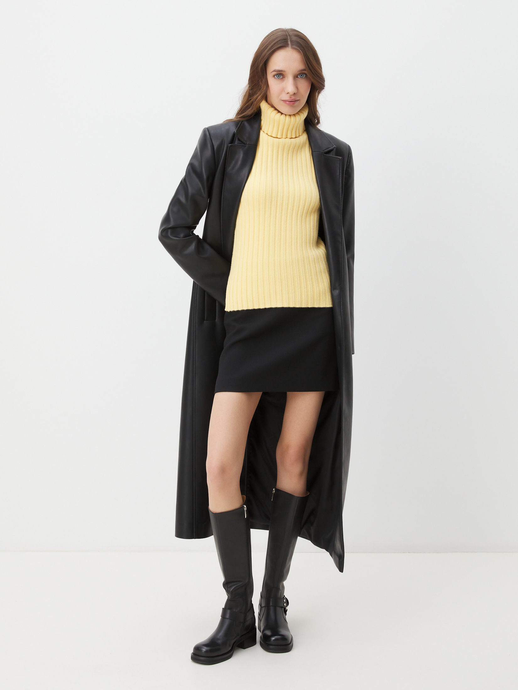 Женская водолазка MAISON DAVID 4450765, светло-желтый