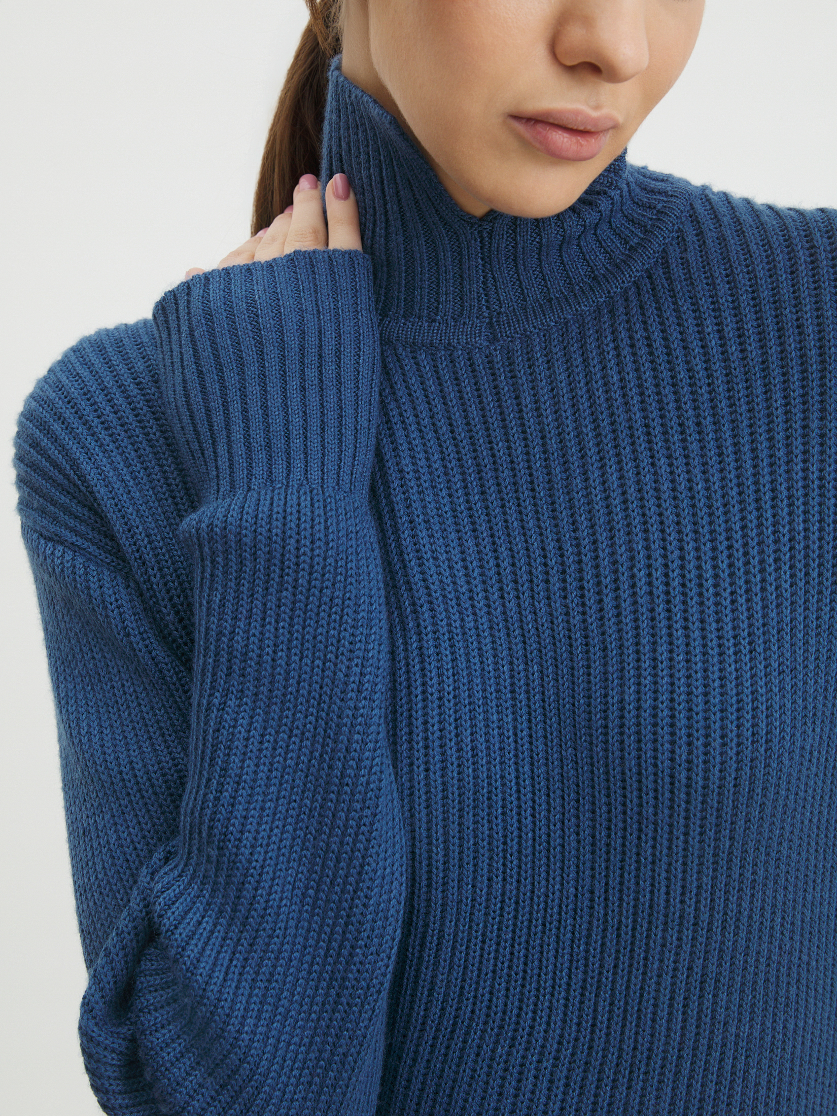 Женский свитер MAISON DAVID 4406525, синий