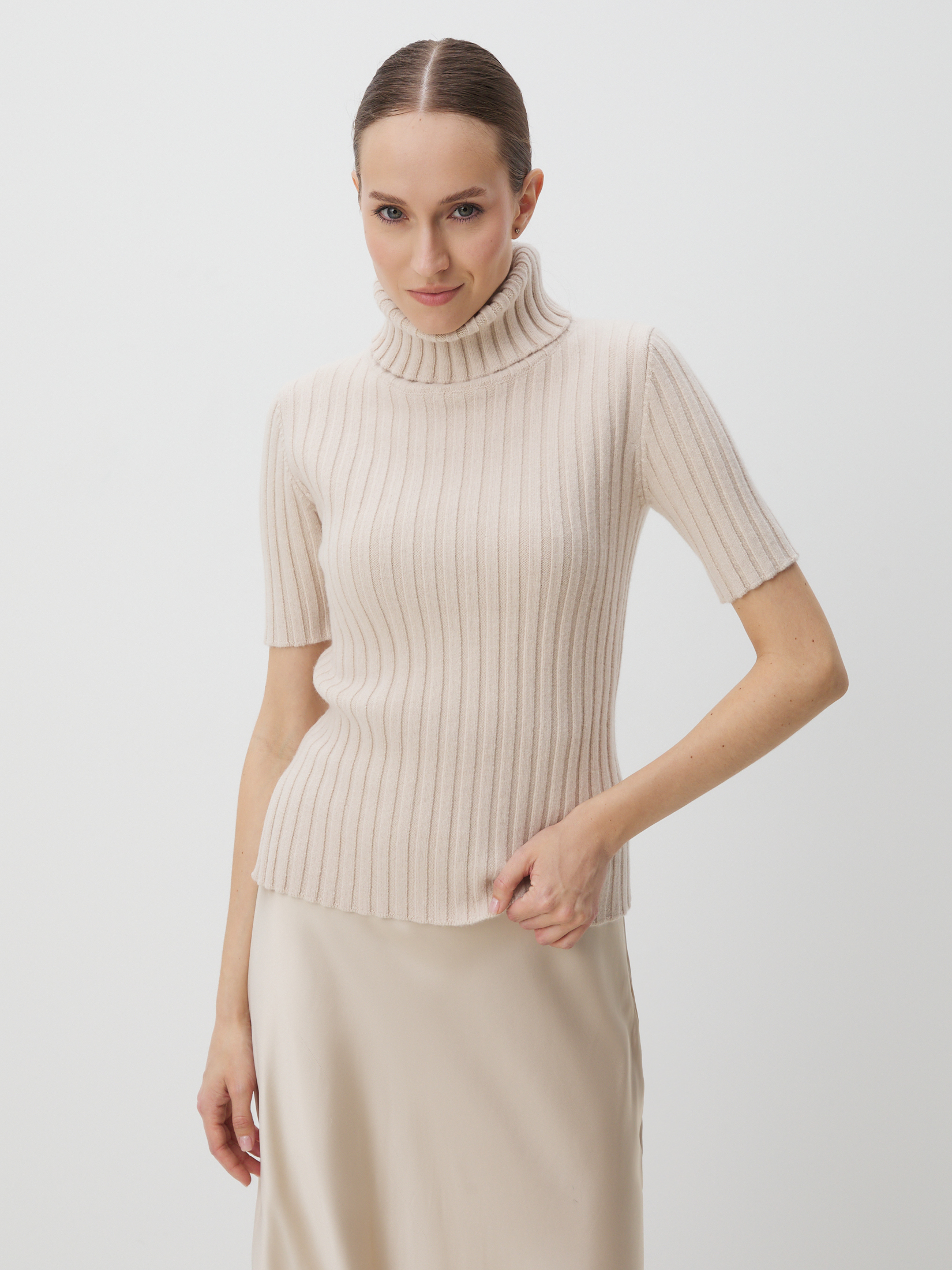 Женская водолазка MAISON DAVID 4450751, пыльно-бежевый