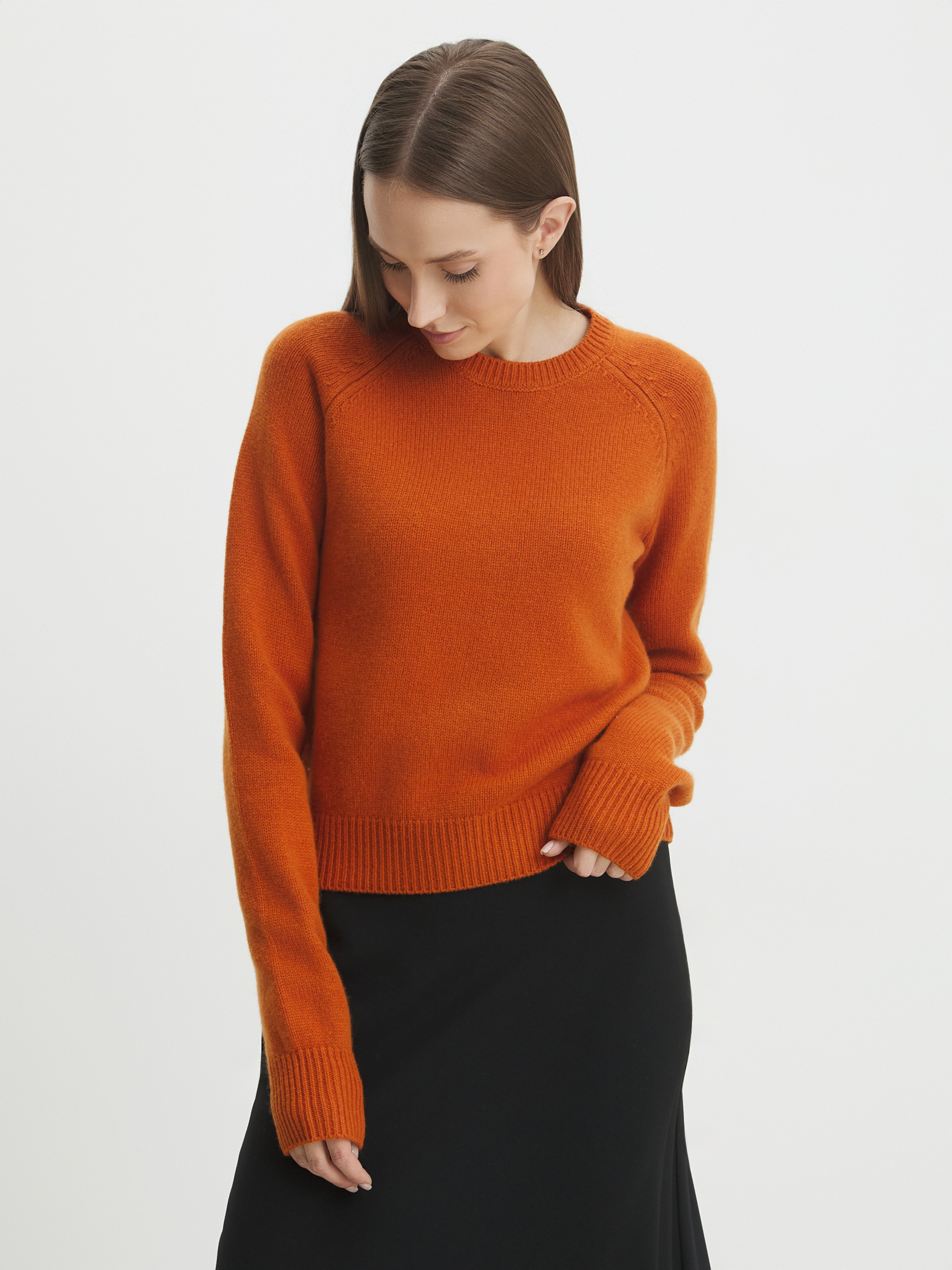 Женский джемпер MAISON DAVID 4406758, темно-оранжевый