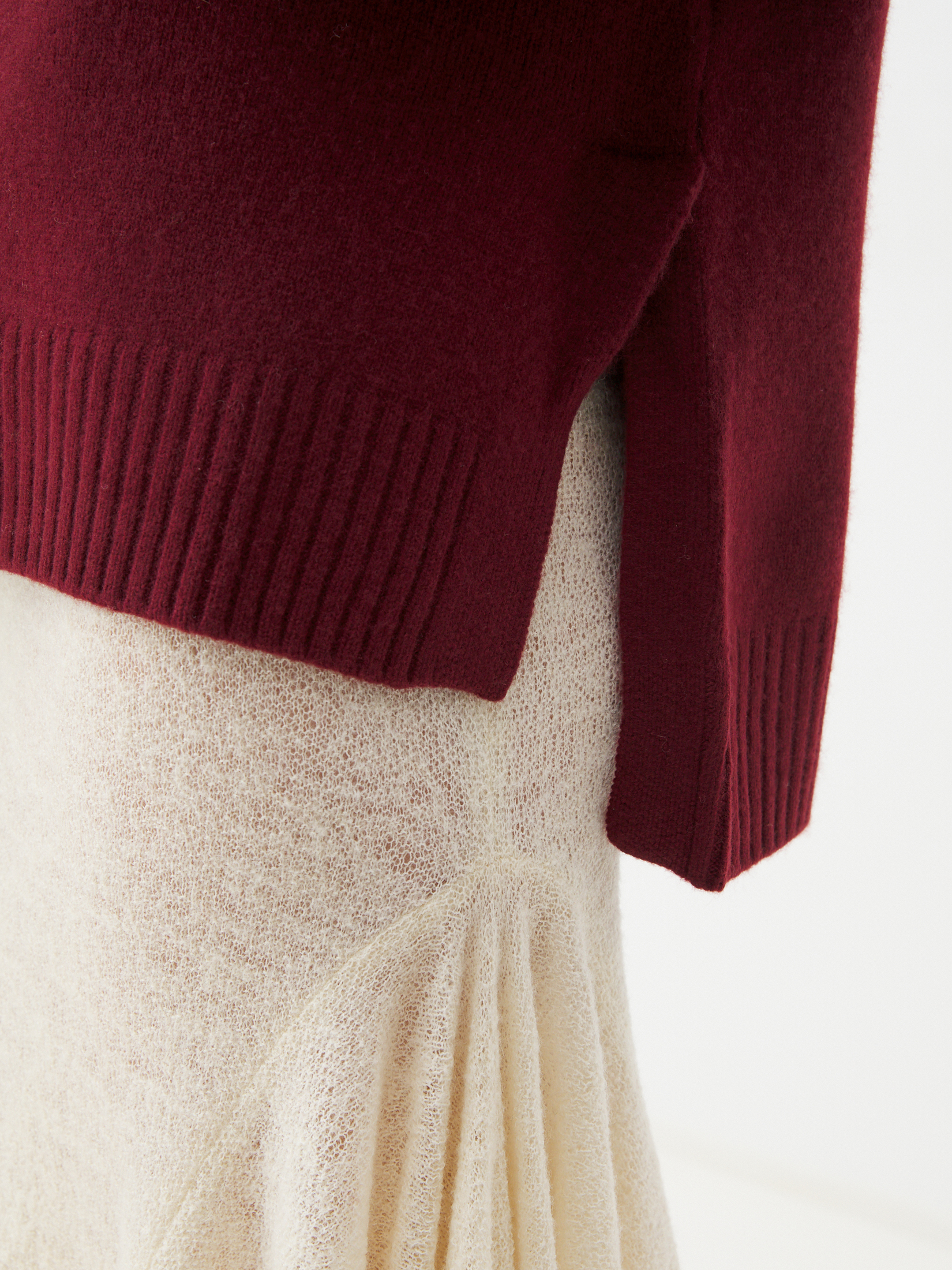 Женский свитер MAISON DAVID 4351068, бордовый