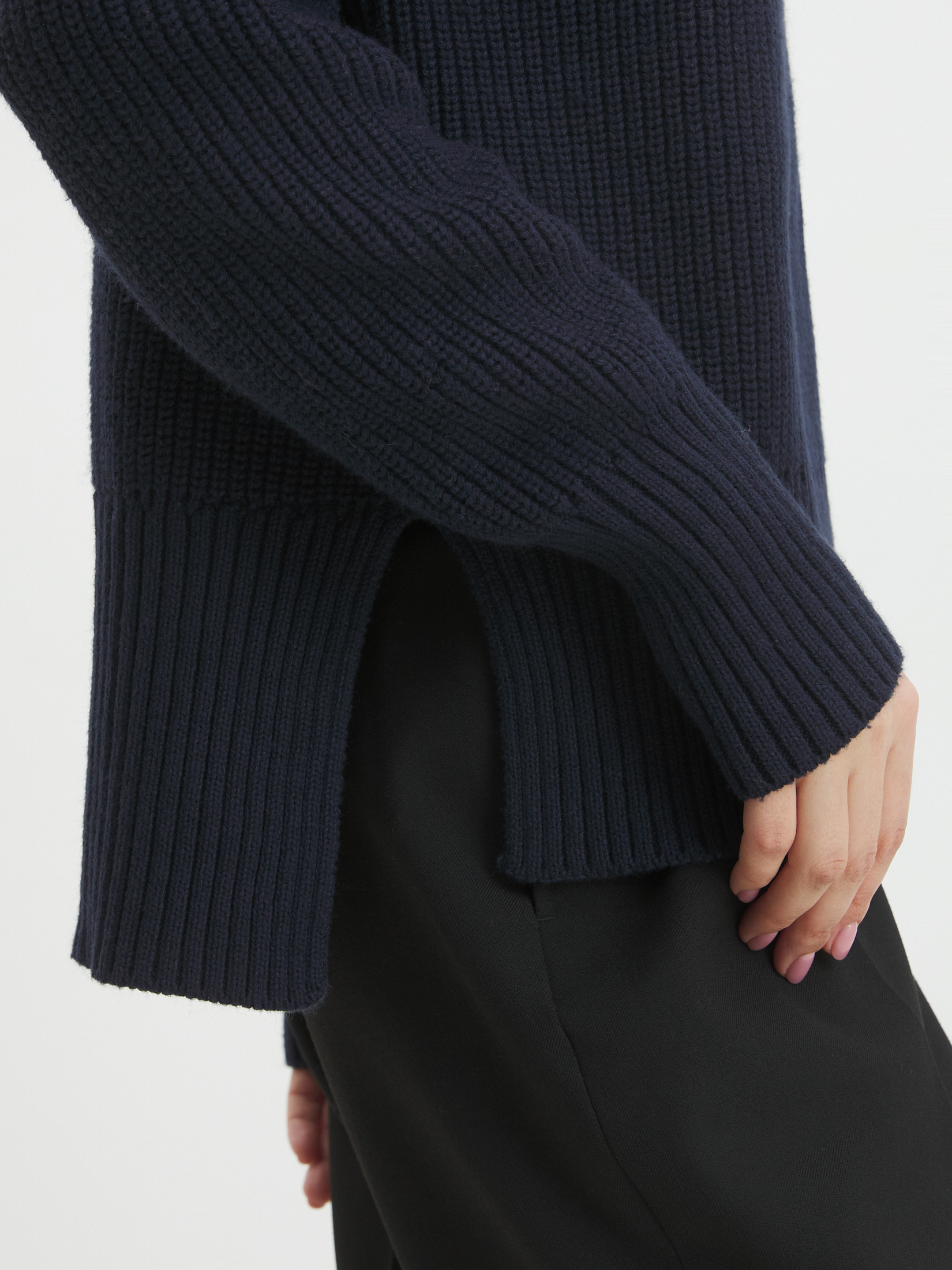 Женский свитер MAISON DAVID 4450948, ночной синий