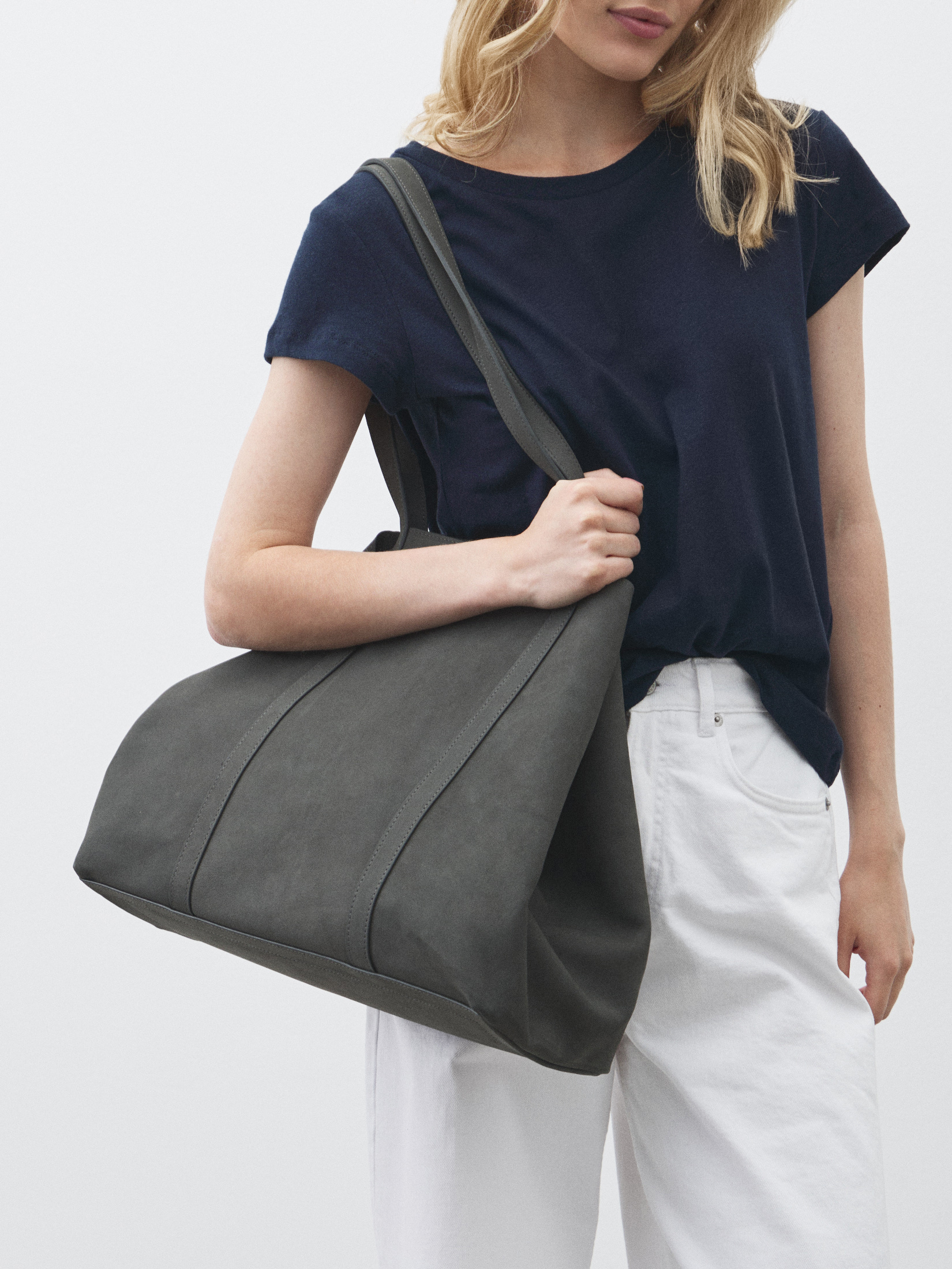 Женский шоппер MAISON DAVID 4661343, темно-серый