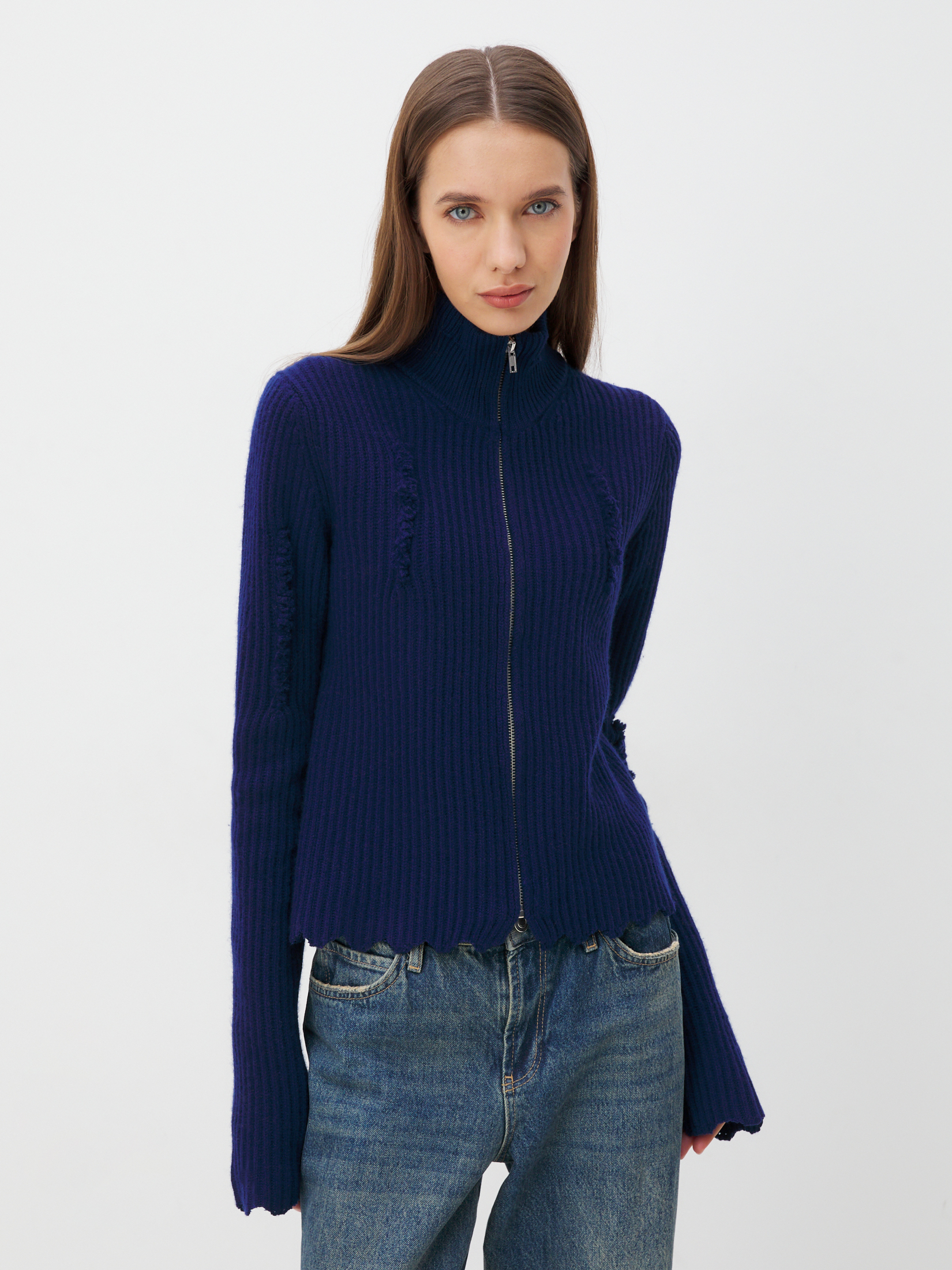 Женский кардиган MAISON DAVID 4351104, сапфировый