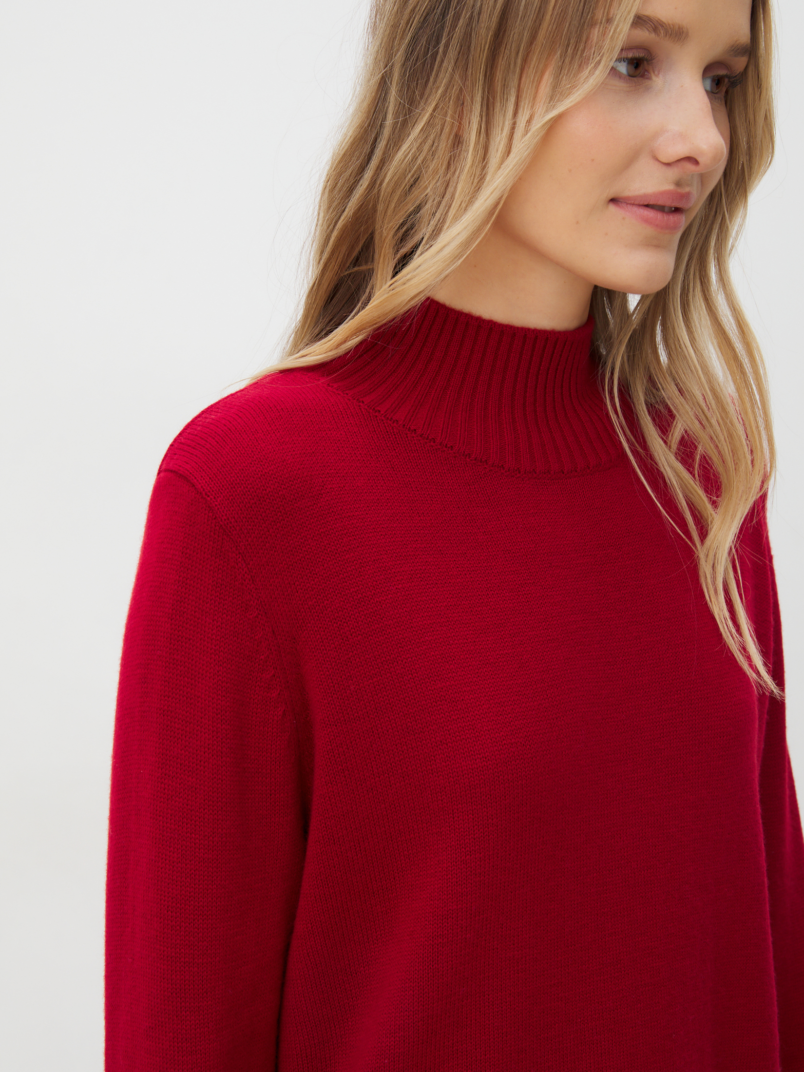 Женский свитер MAISON DAVID 4332187, рубиновый
