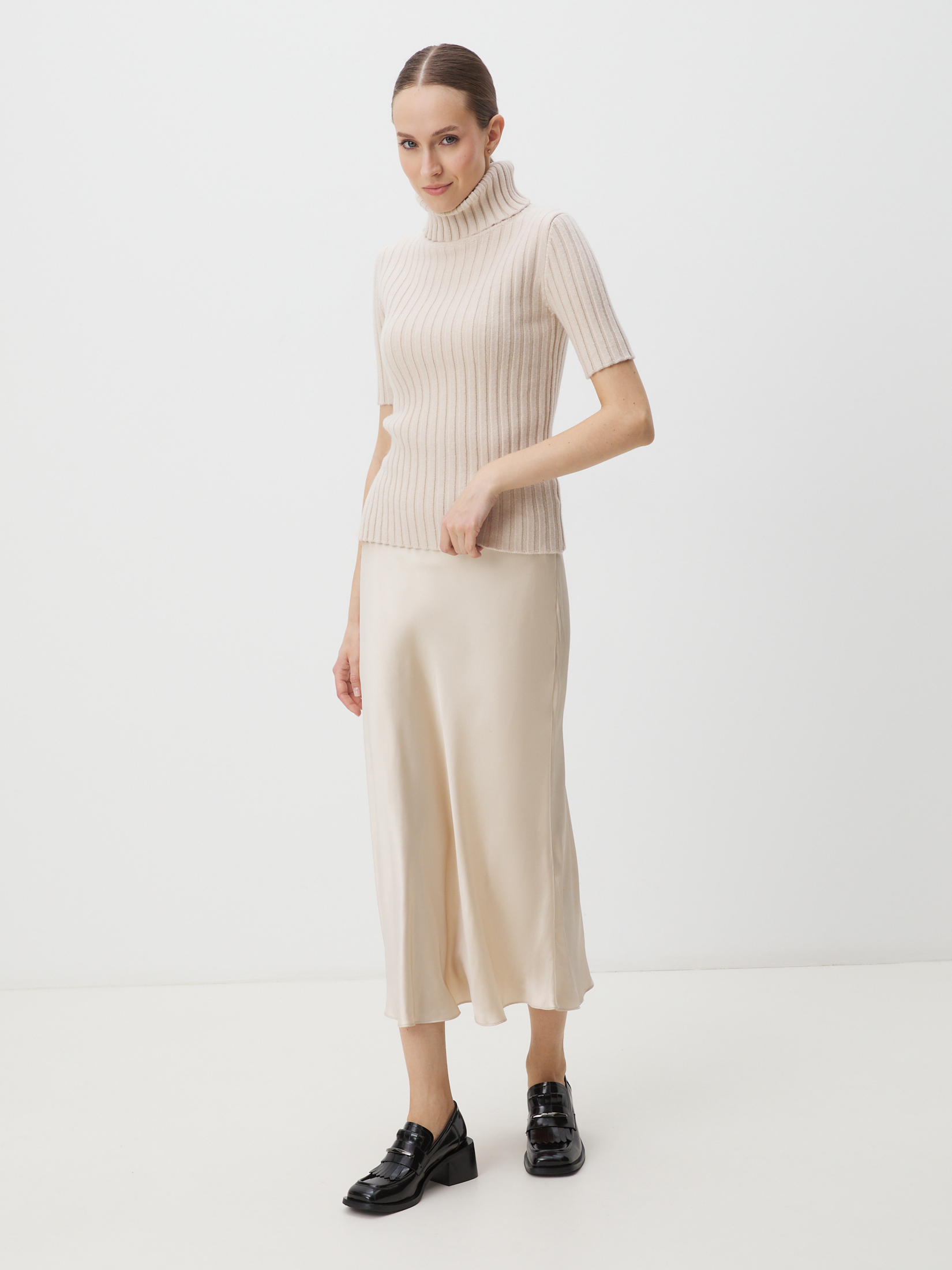 Женская водолазка MAISON DAVID 4450751, пыльно-бежевый