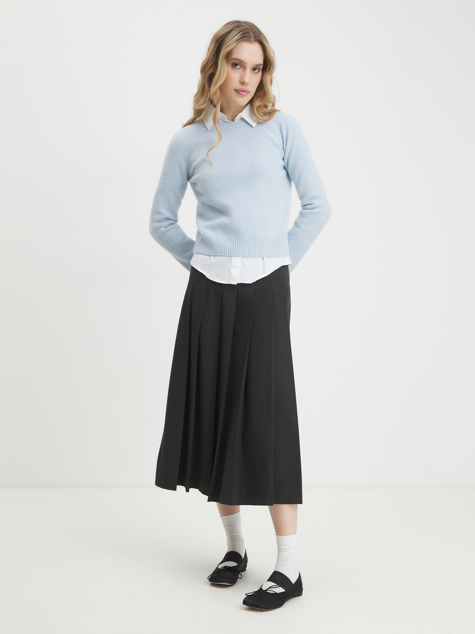 Женский джемпер MAISON DAVID 4406800, морозно-голубой