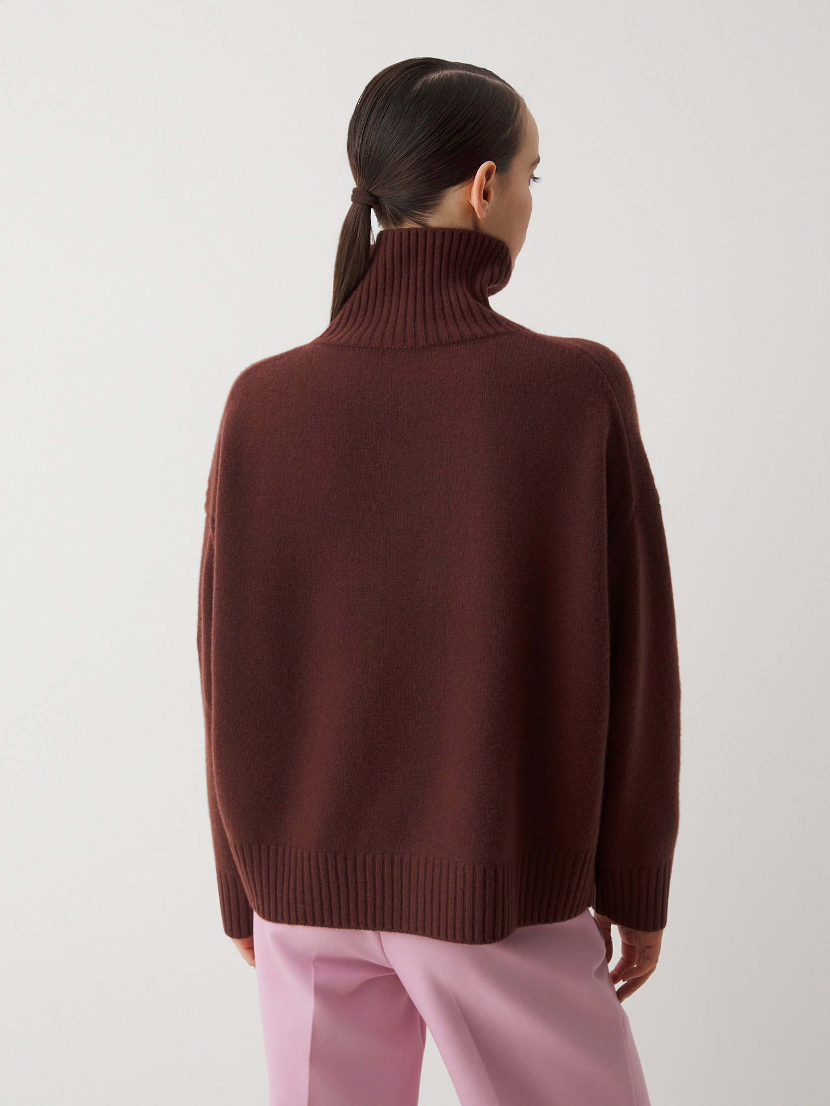 Женский свитер MAISON DAVID 4381773, каштановый