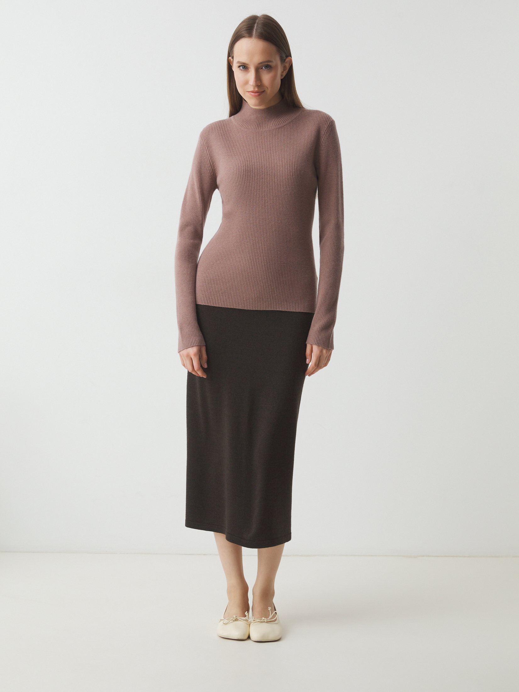 Женский джемпер MAISON DAVID 4400598, розовато-коричневый