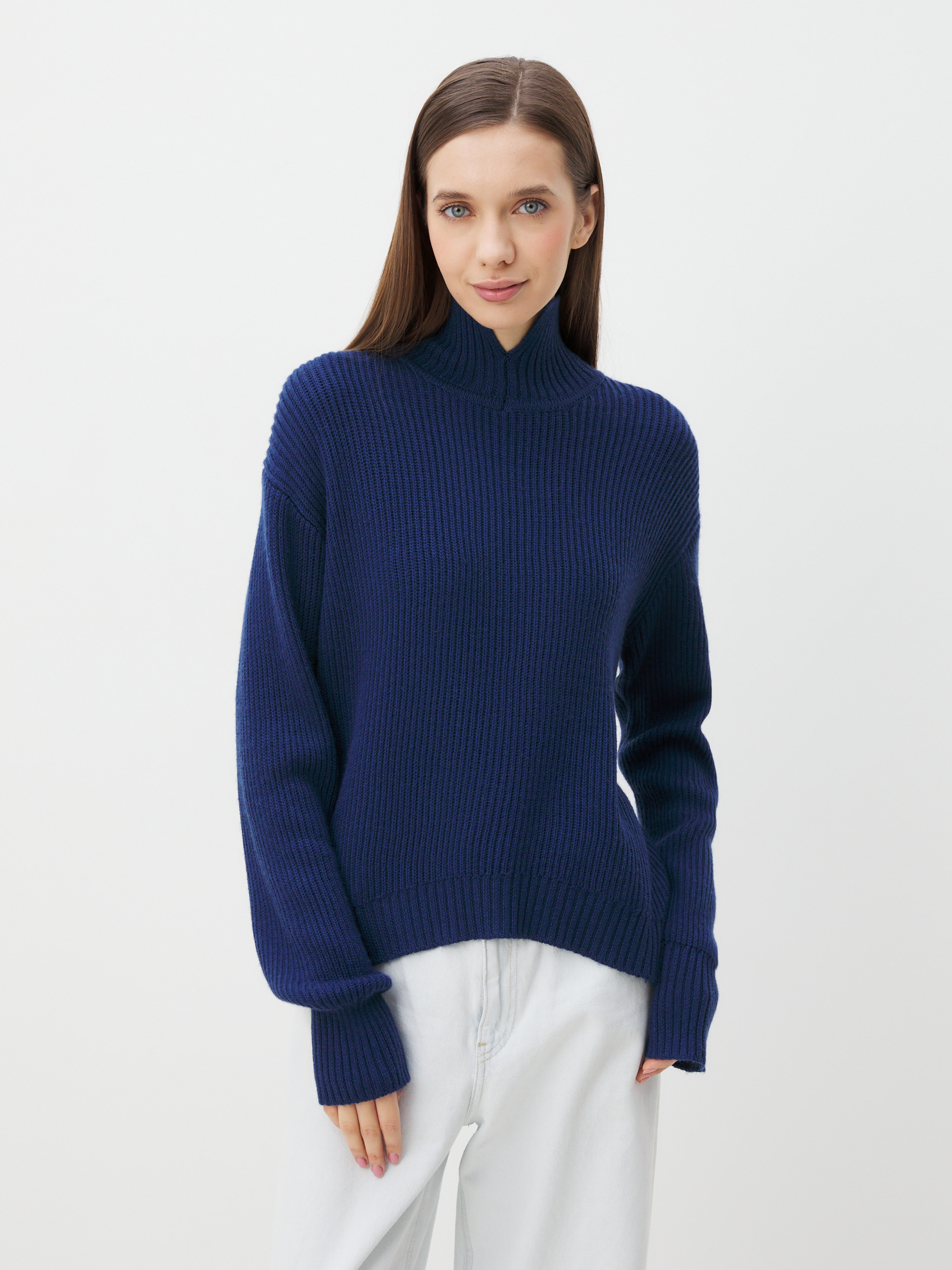 Женский свитер MAISON DAVID 4406539, сапфировый