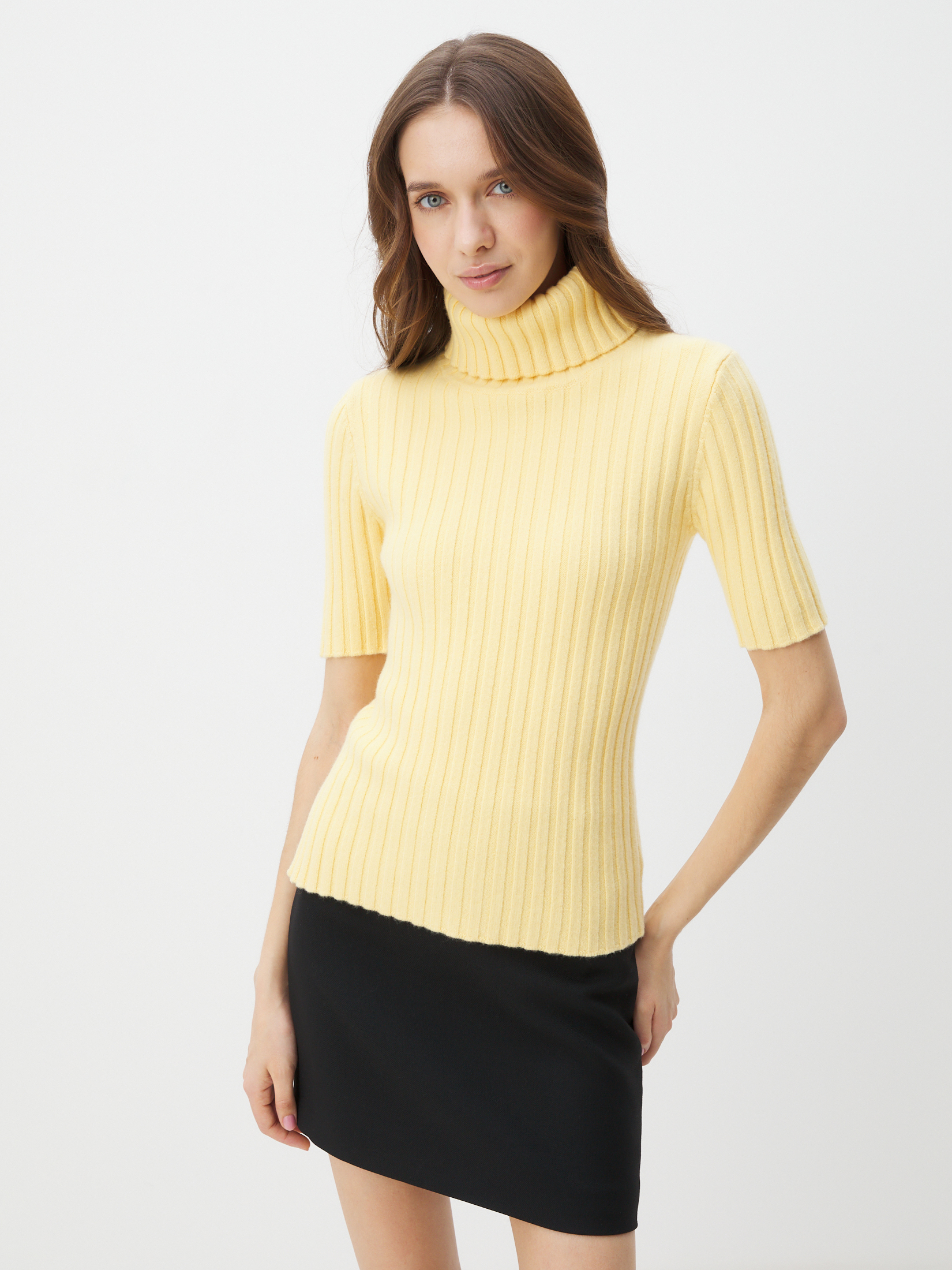 Женская водолазка MAISON DAVID 4450765, светло-желтый