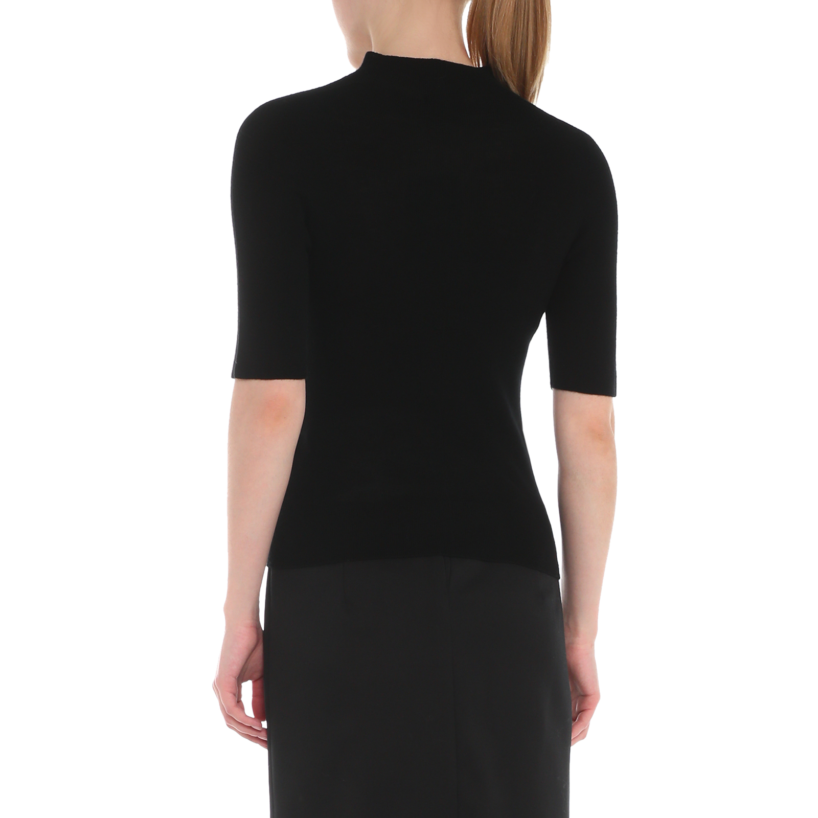 Женский бесшовный джемпер MAISON DAVID 4090176, черный