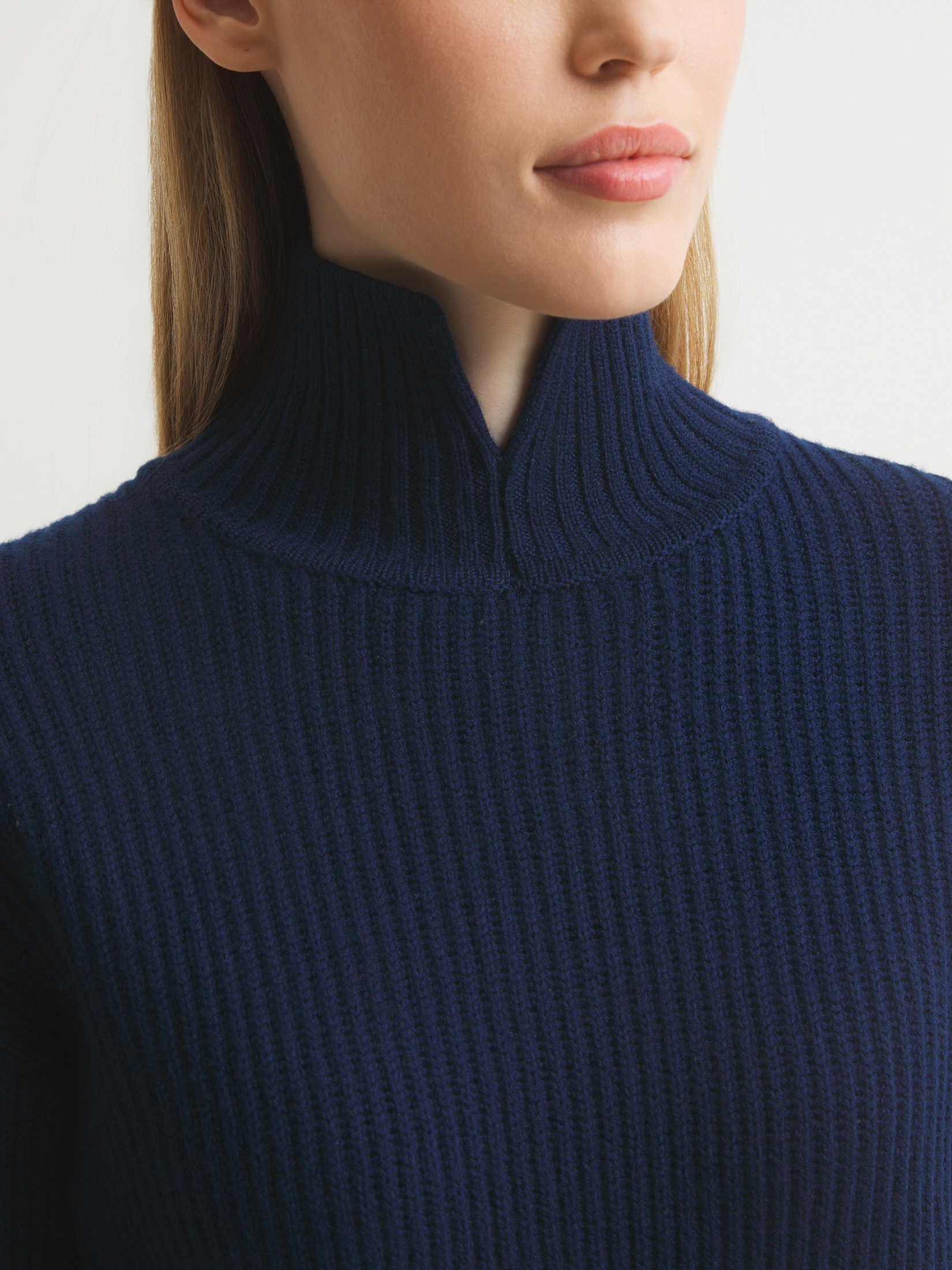 Женский свитер MAISON DAVID 4381899, темно-синий