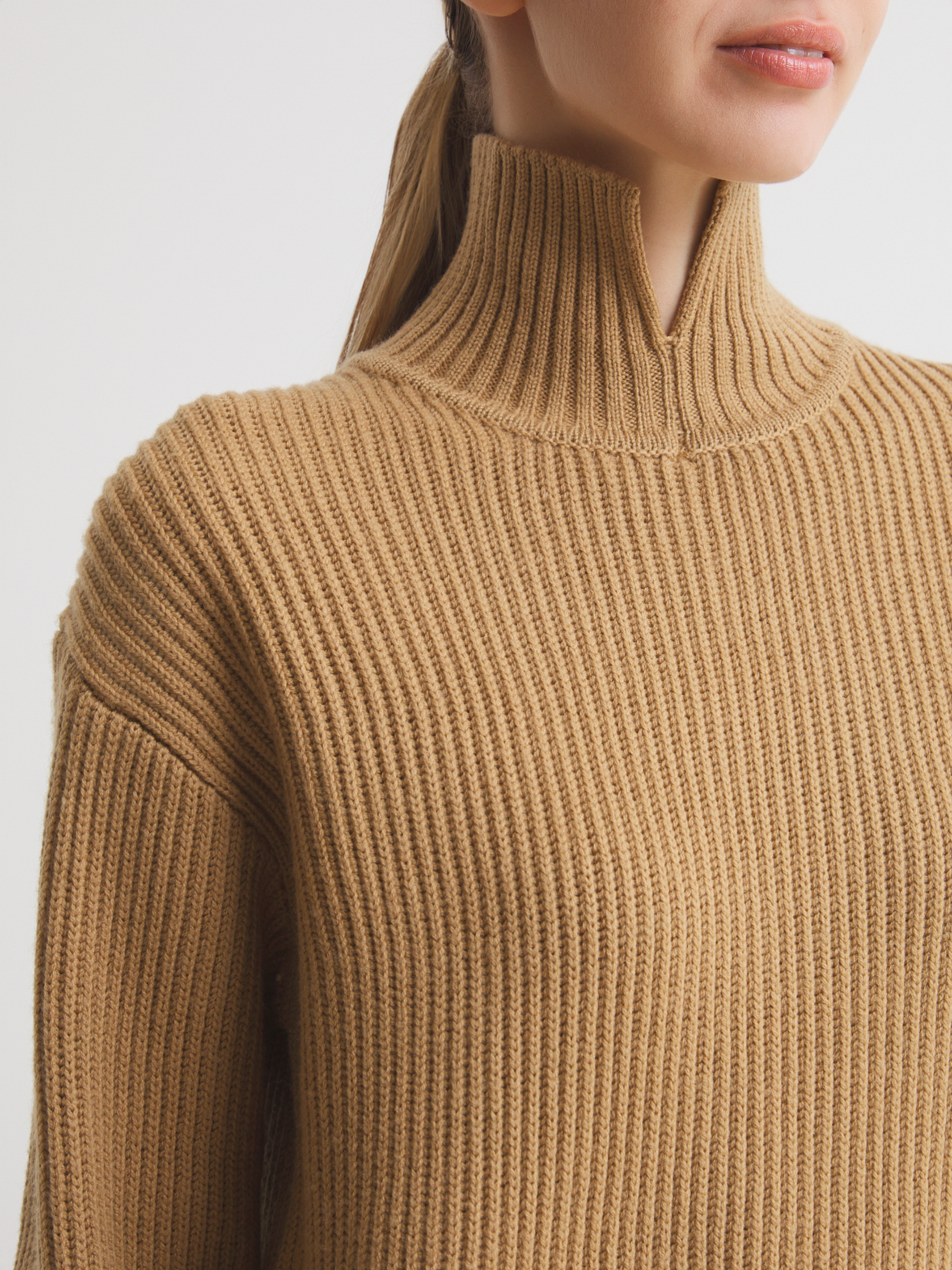 Женский свитер MAISON DAVID 4381864, темно-бежевый