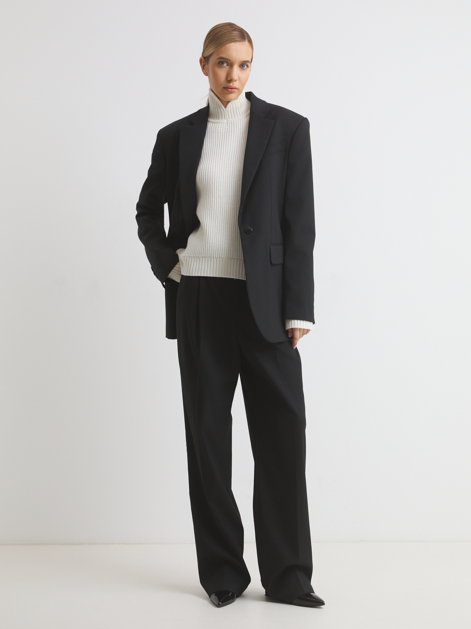 Женский свитер MAISON DAVID 4381834, белый