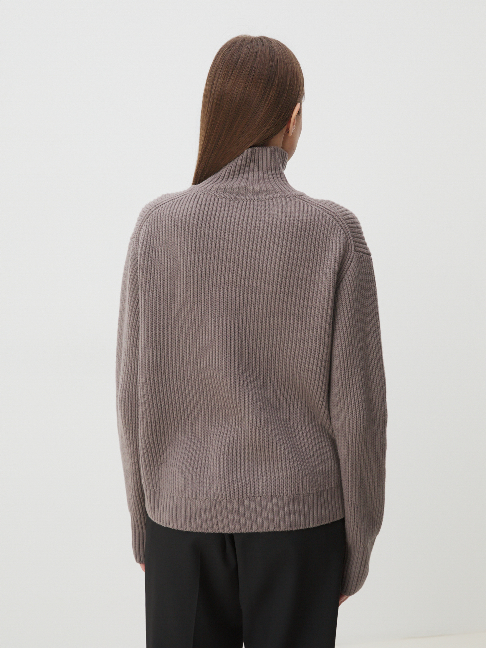 Женский свитер MAISON DAVID 4381924, коричневато-серый