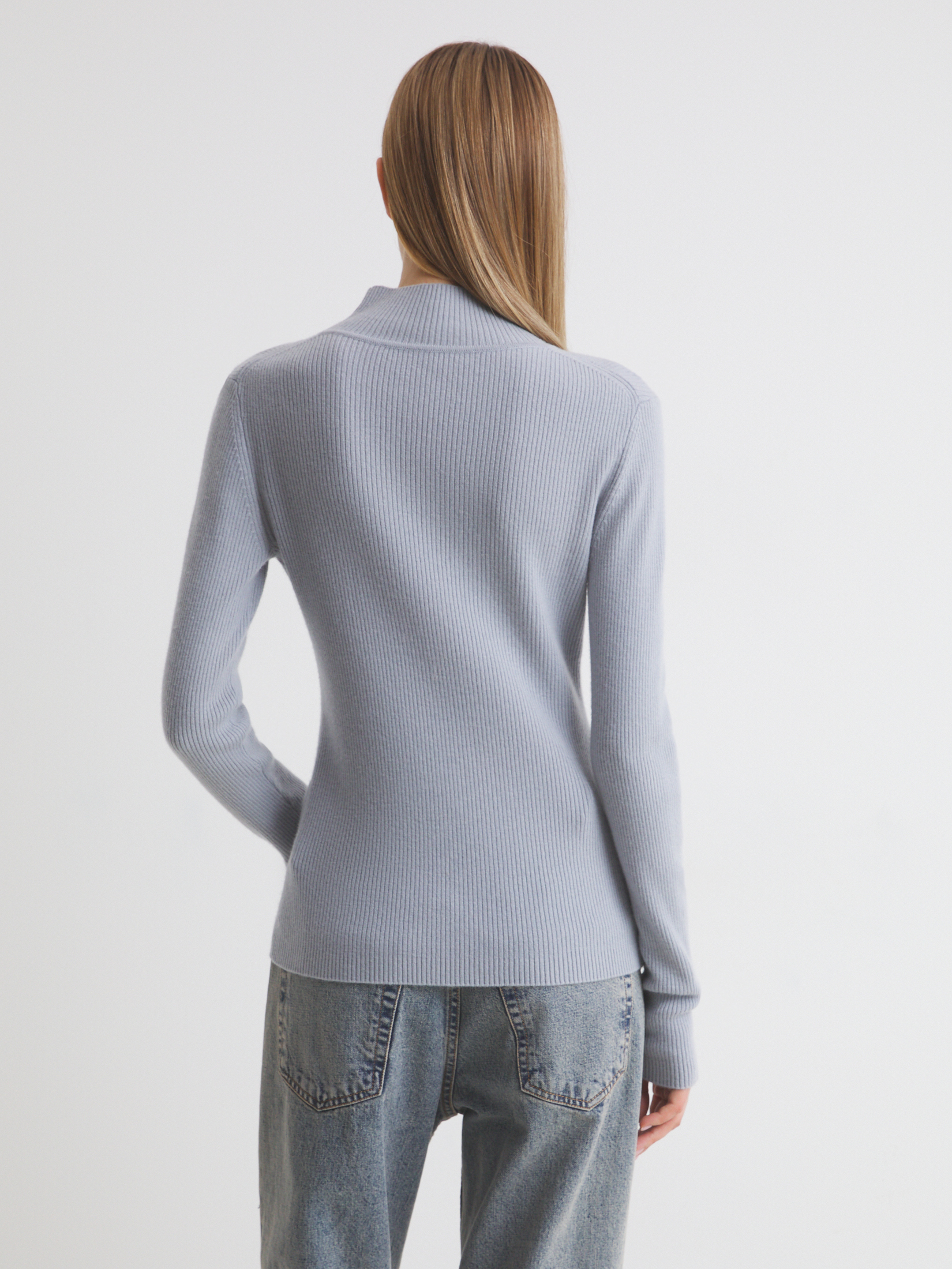 Женский джемпер MAISON DAVID 4400605, серо-голубой