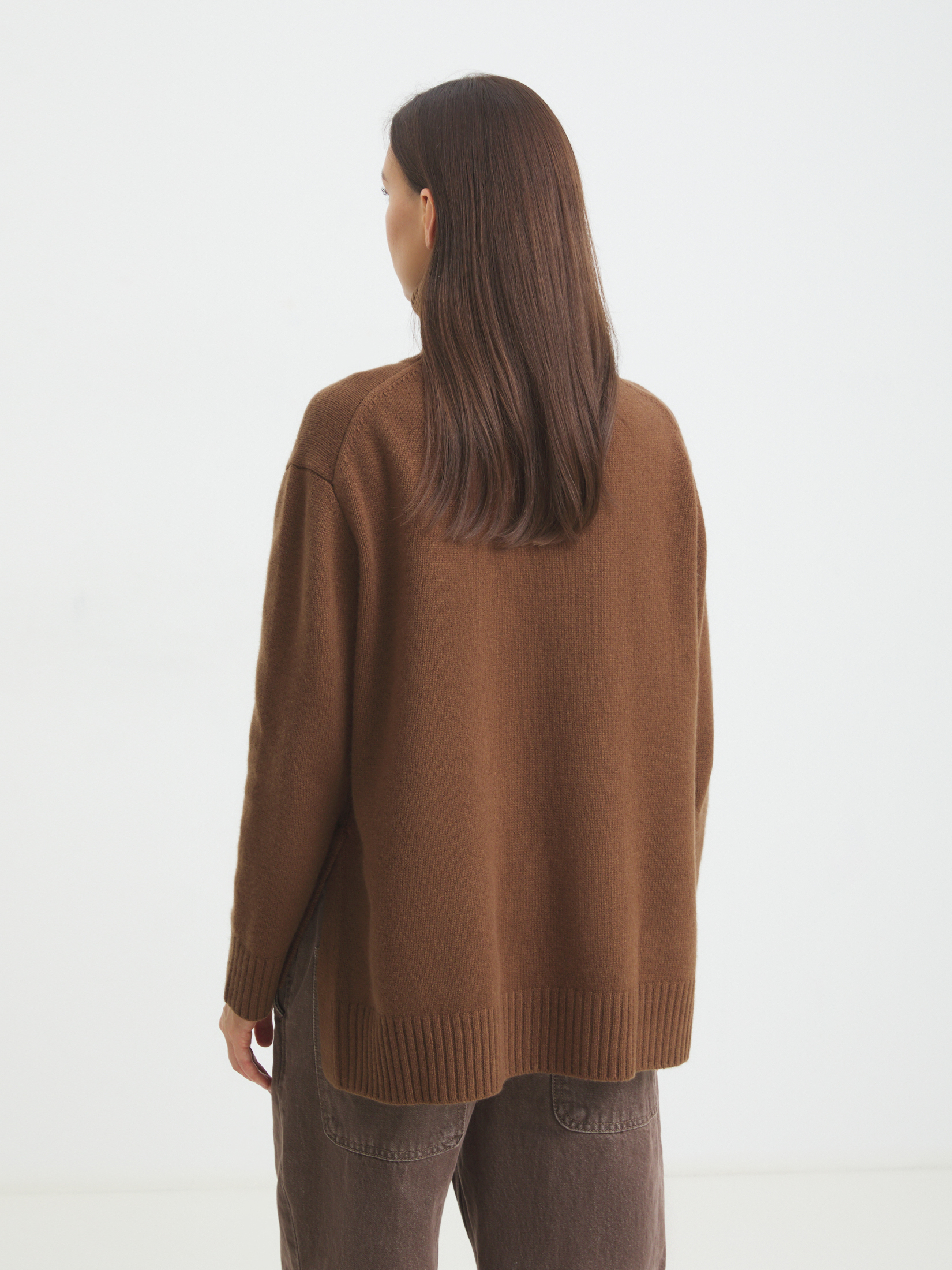 Женский свитер MAISON DAVID 4309285, коричневый