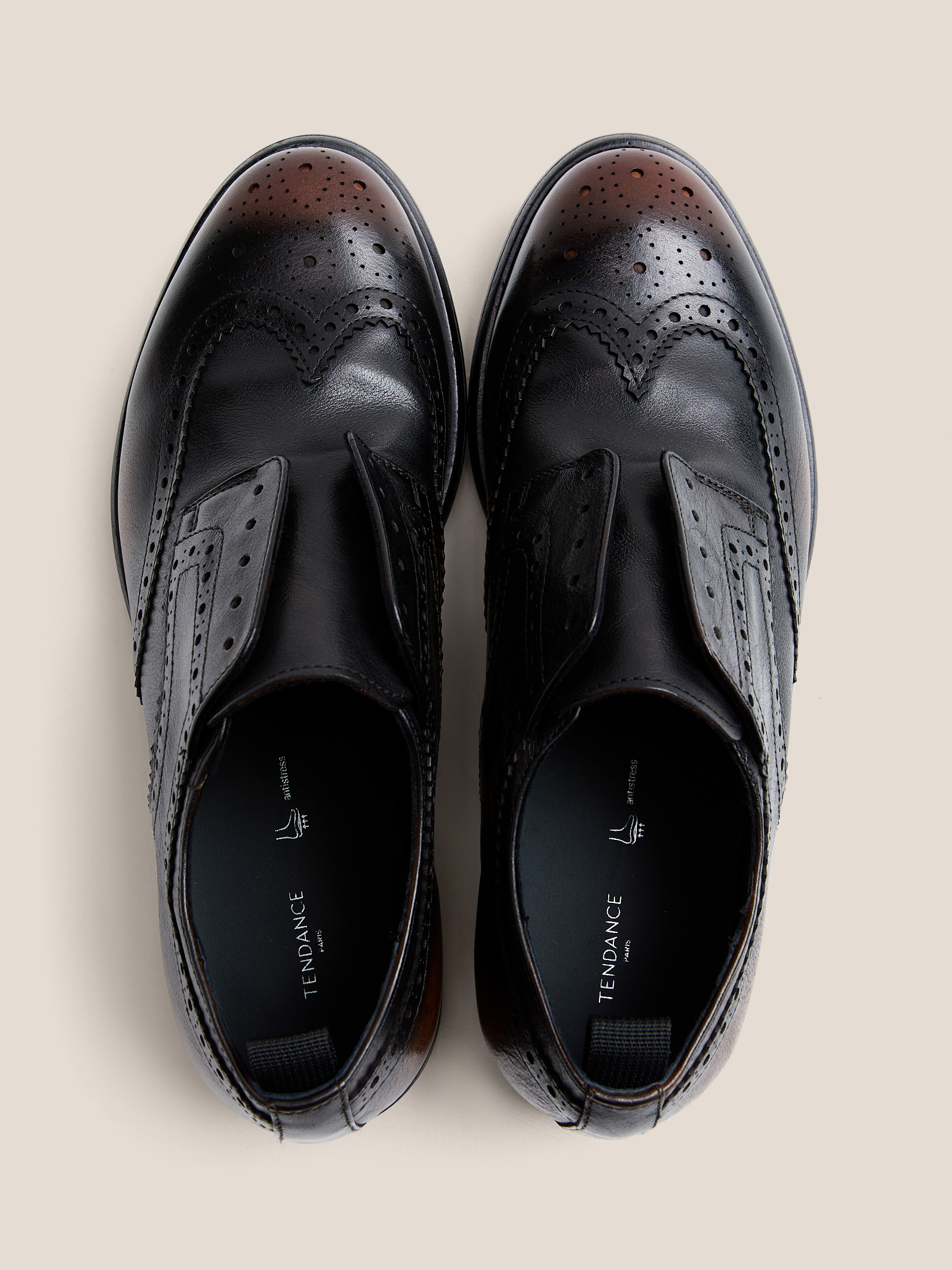 Мужские броги TENDANCE 4583013, оранжево-коричневый