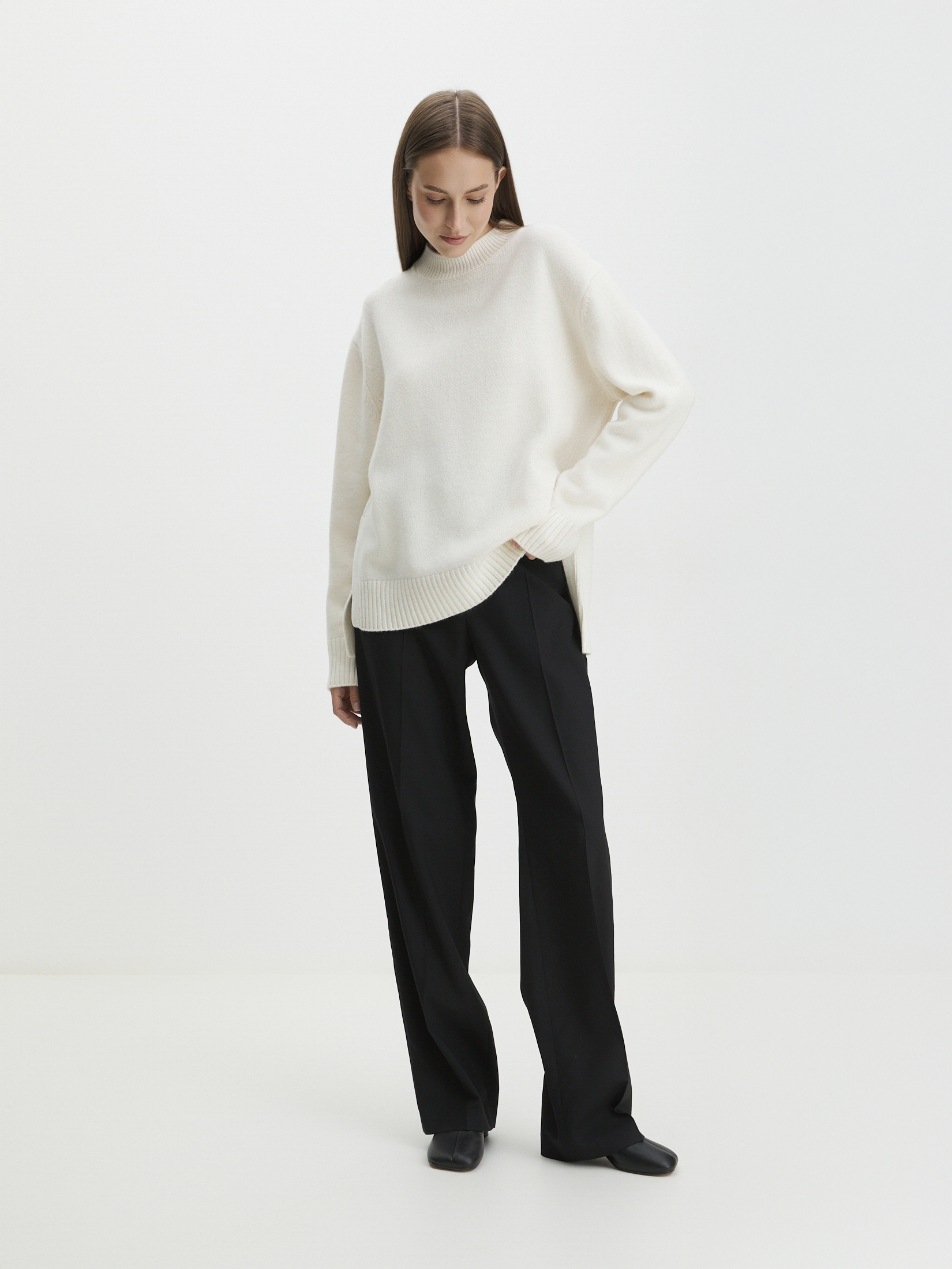 Женский свитер MAISON DAVID 4351046, белый