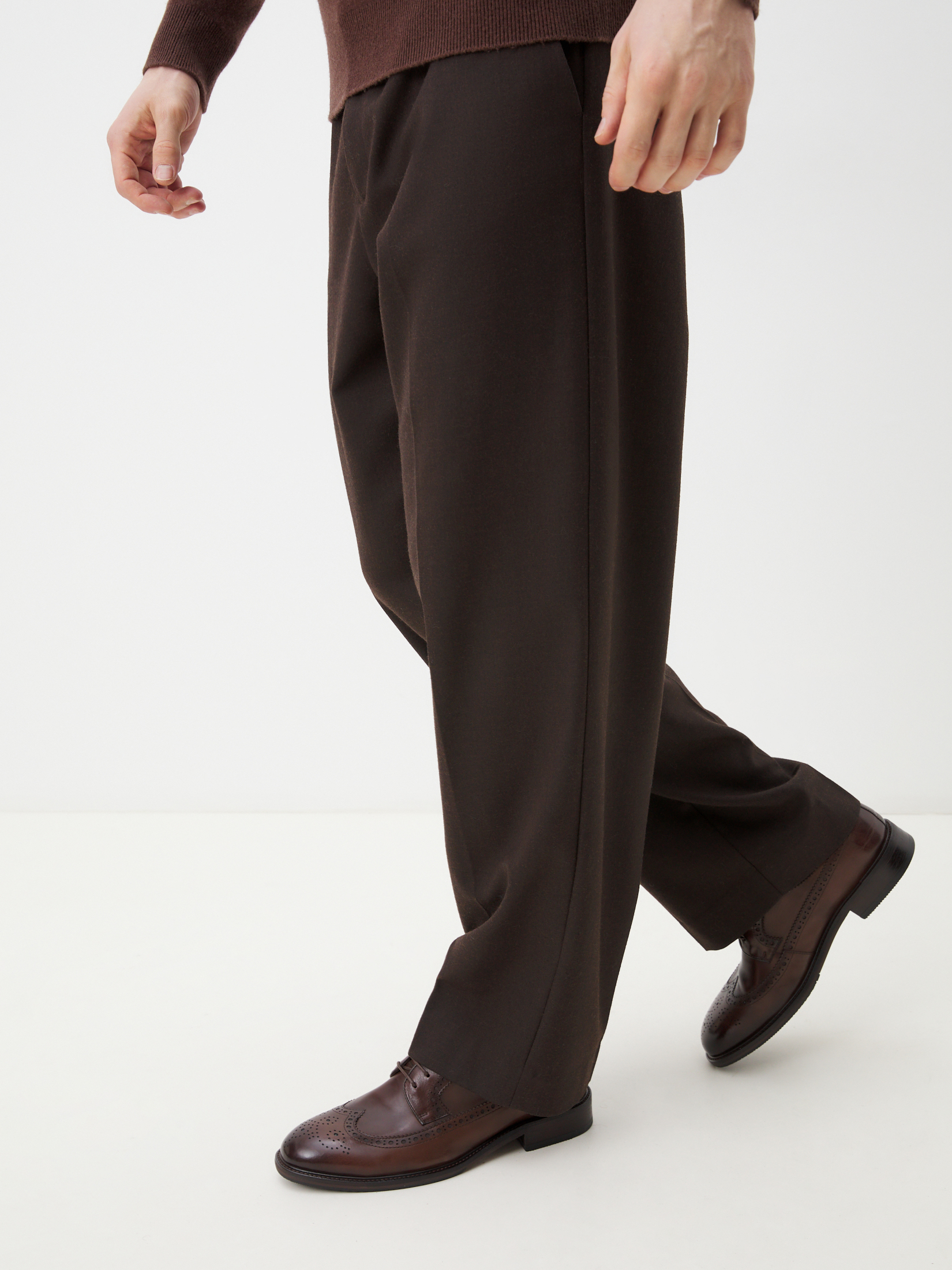 Мужские броги TENDANCE 4119937, коричневый