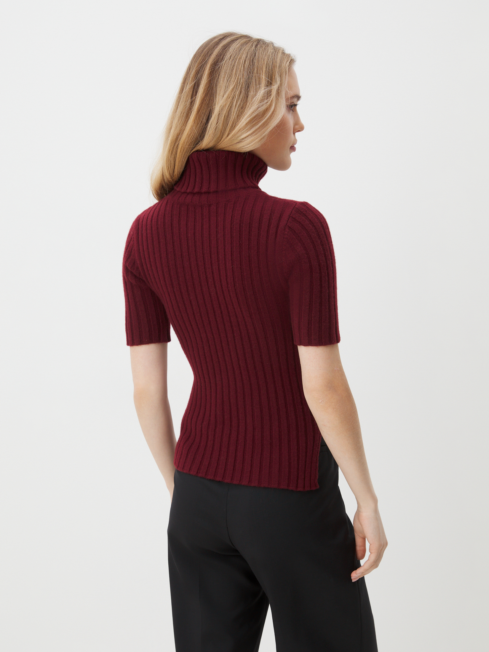 Женская водолазка MAISON DAVID 4450686, винный