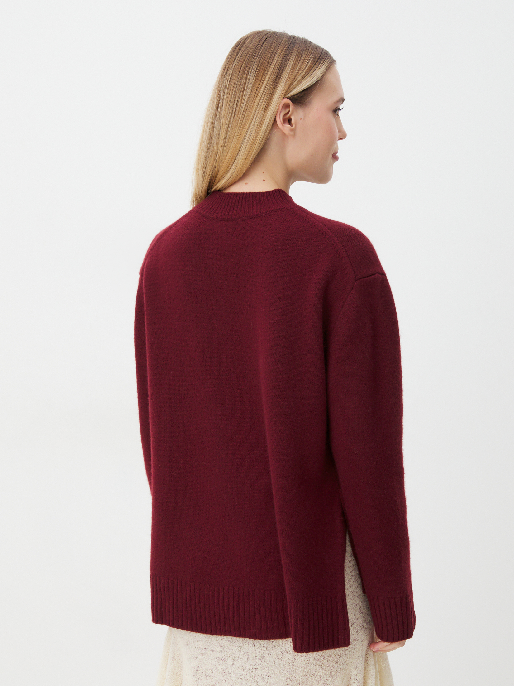 Женский свитер MAISON DAVID 4351068, бордовый