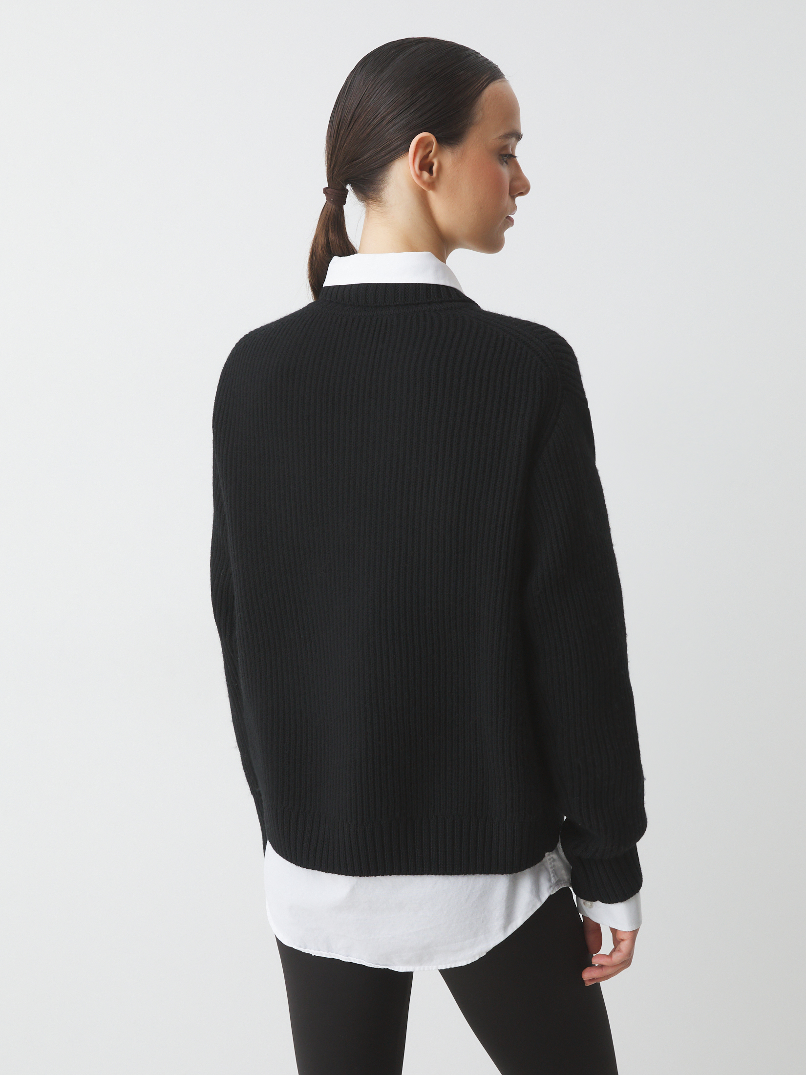 Женский свитер MAISON DAVID 4381829, черный