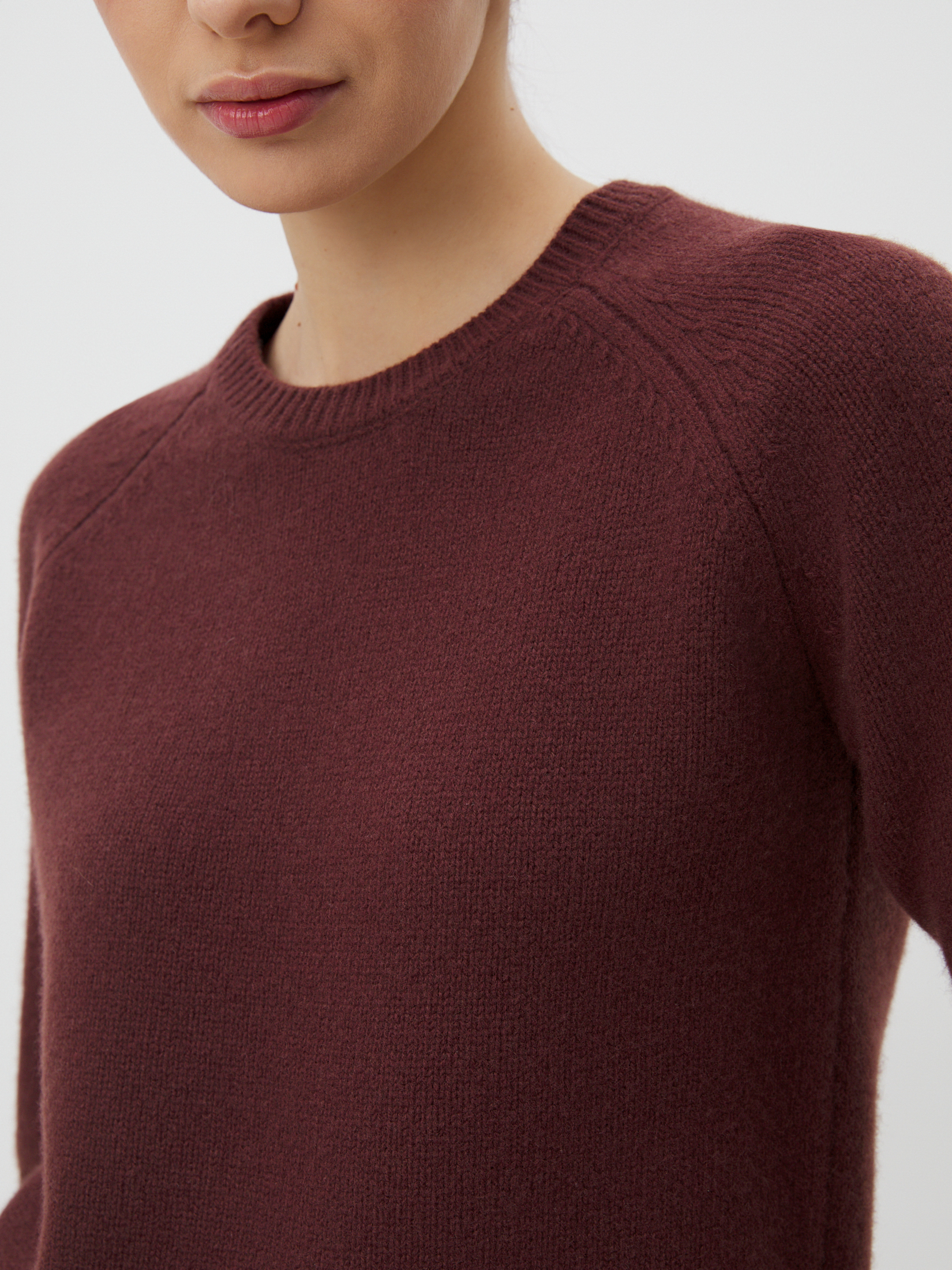 Женский джемпер MAISON DAVID 4406716, бордово-коричневый