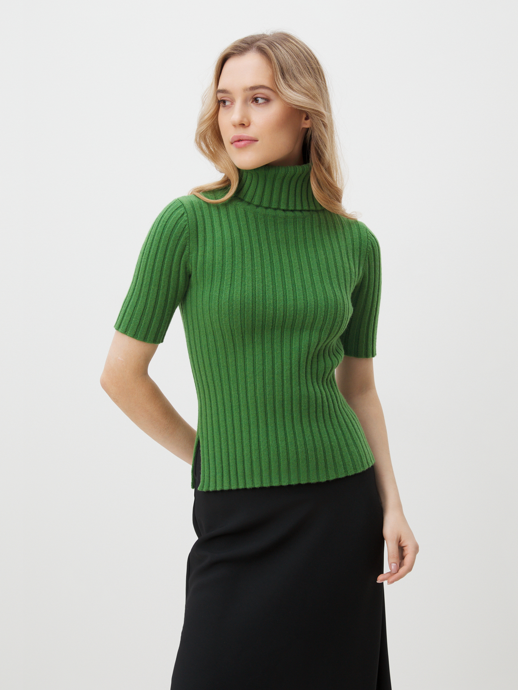 Женская водолазка MAISON DAVID 4450700, зеленый