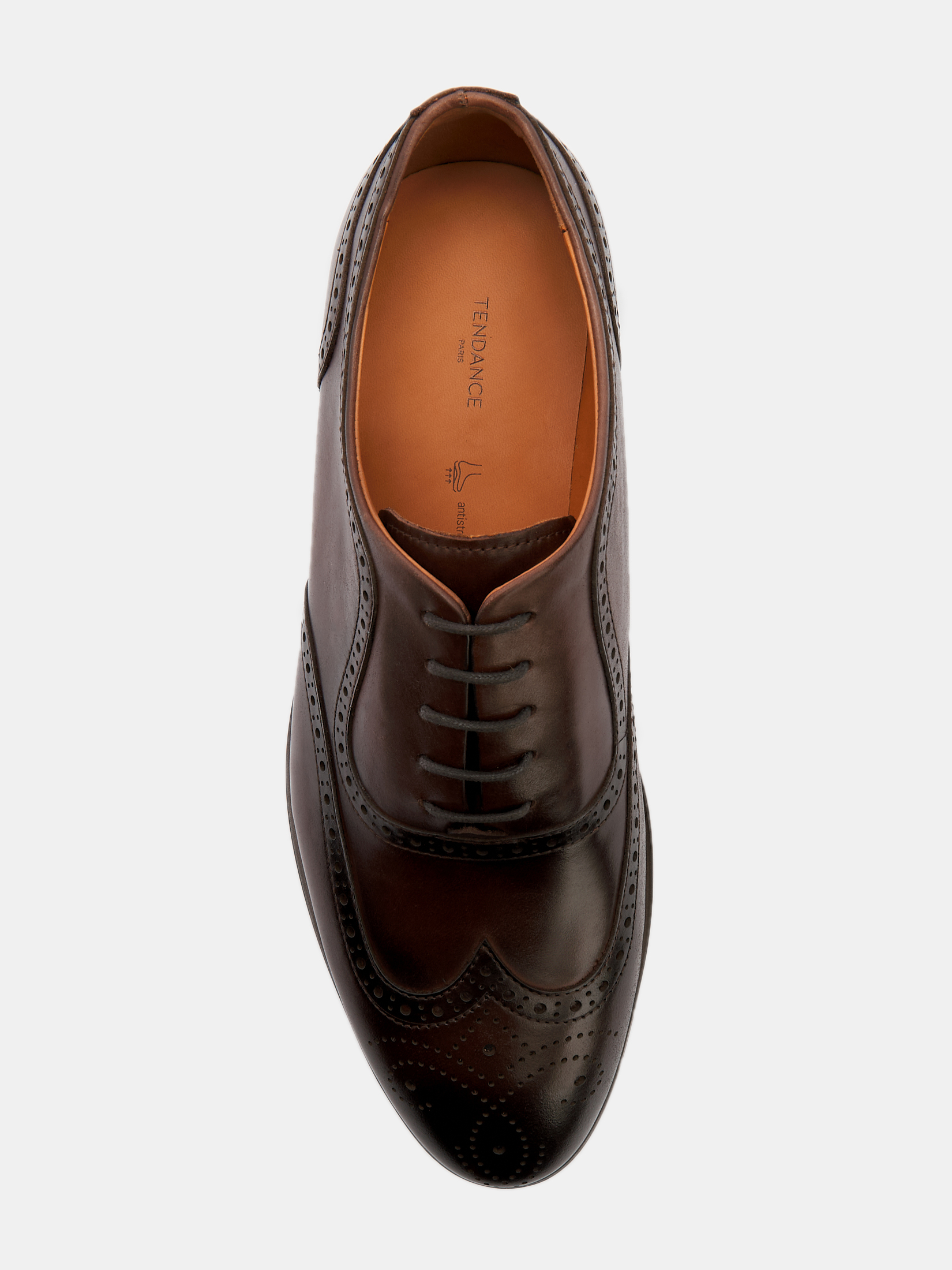 Мужские броги TENDANCE 4613621, темно-коричневый