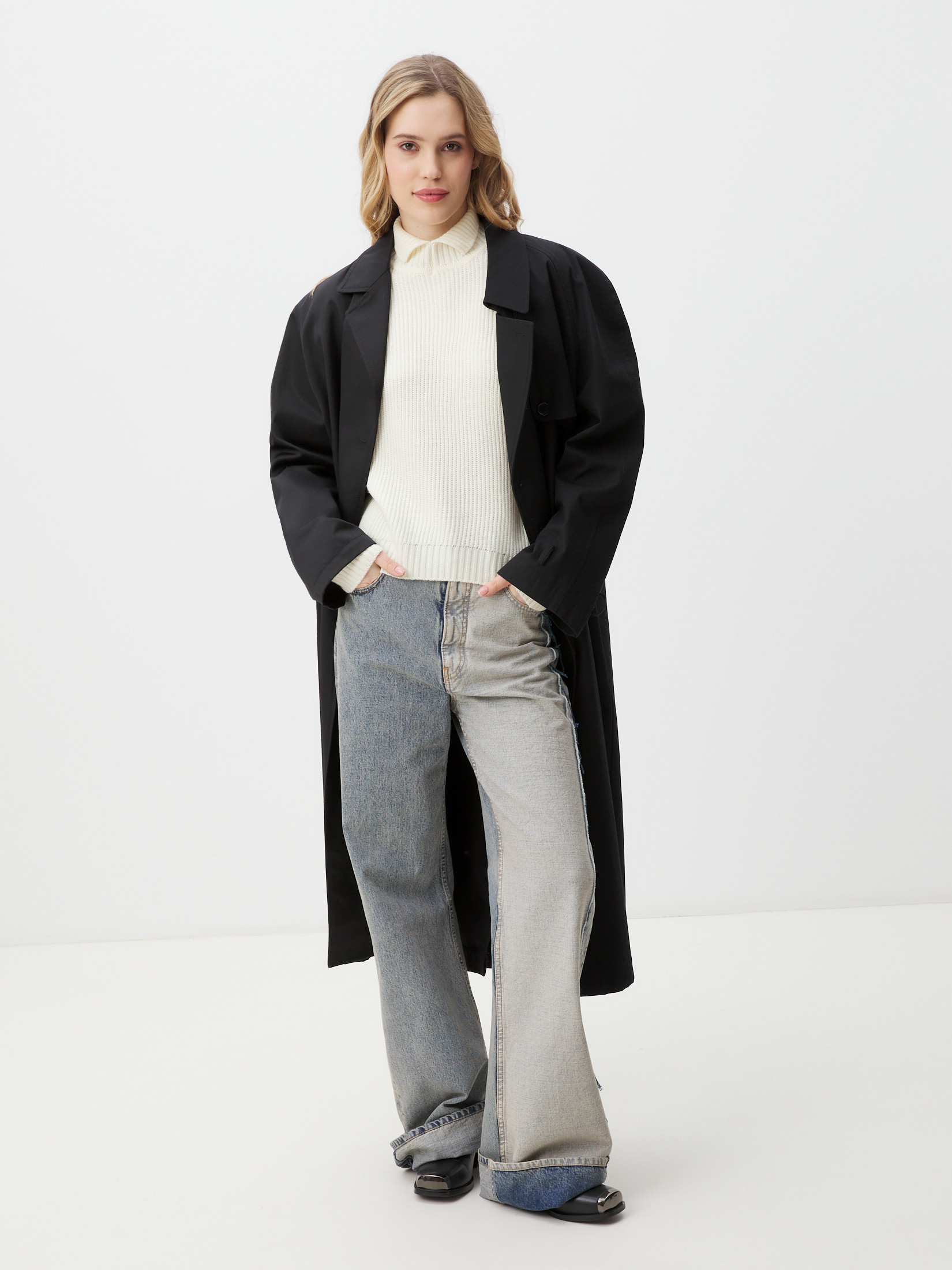 Женский свитер MAISON DAVID 4406490, молочно-белый